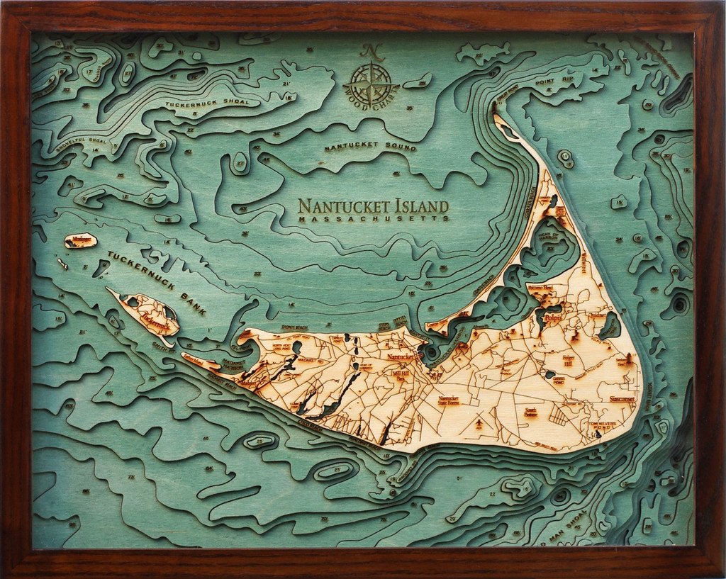 Nautical Wood Charts By Below The Boat