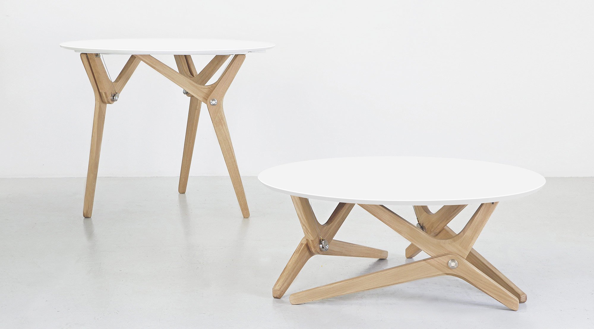 Introducing The Innovative Boulon Blanc Transformable Table - Gessato