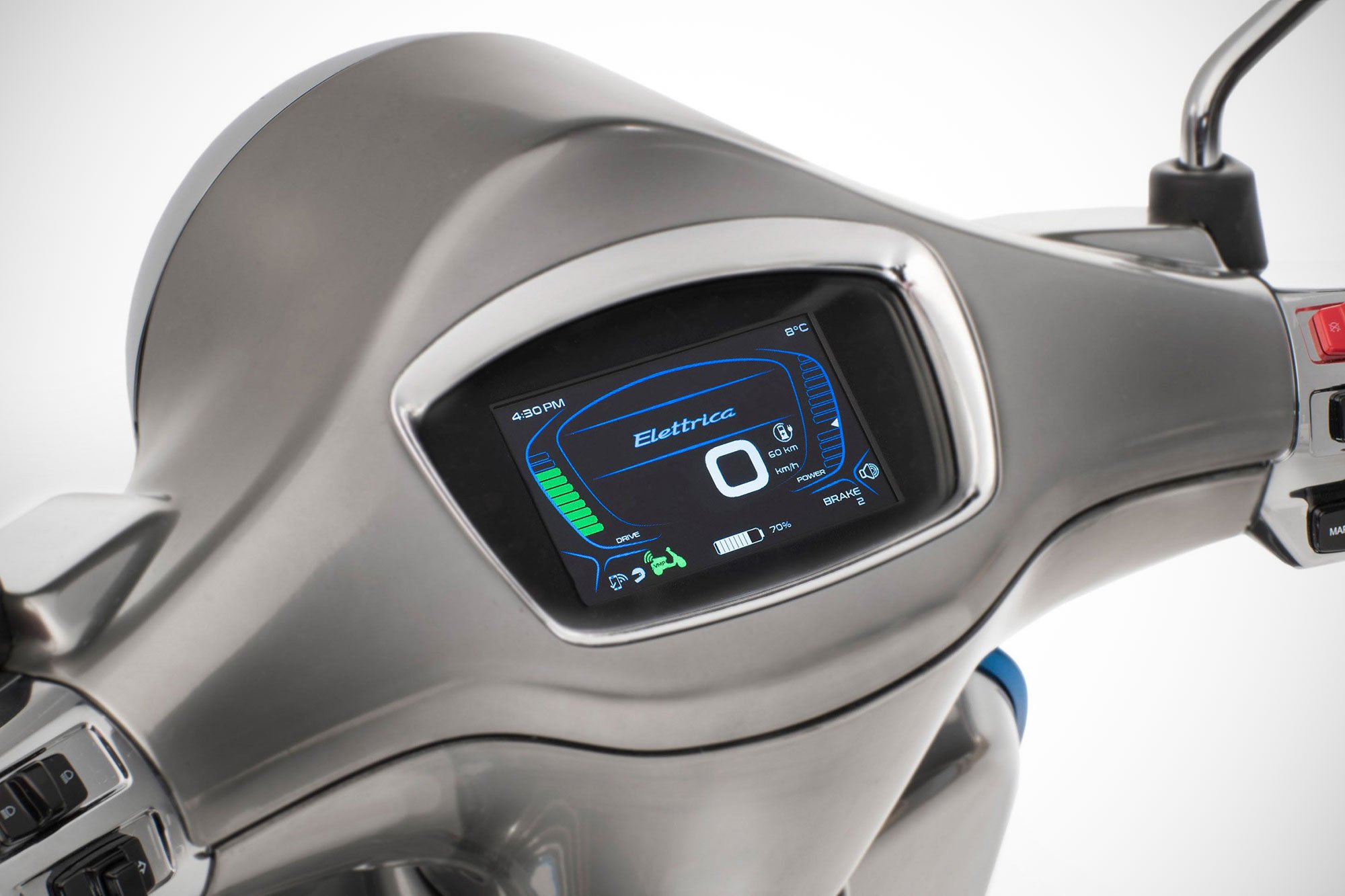 Vespa Elettrica Electric Scooter Gessato