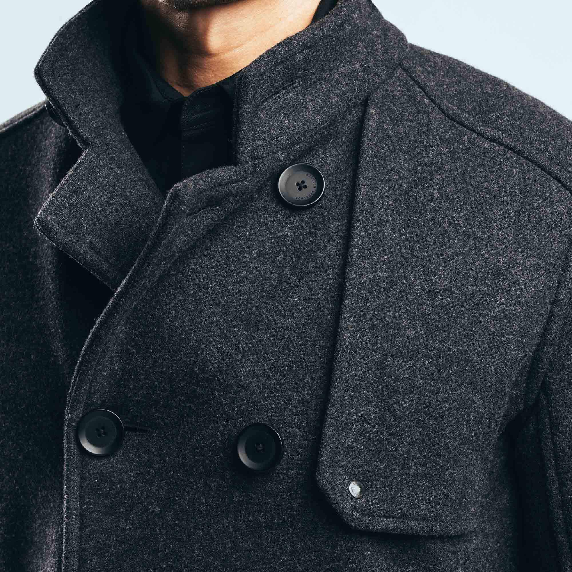Mission Workshop's Bridgeman Peacoat - Gessato