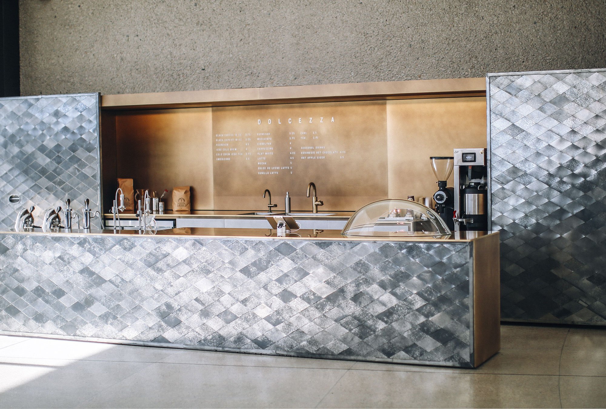 Dolcezza at the Hirshhorn by Hiroshi Sugimoto, coffee shop design