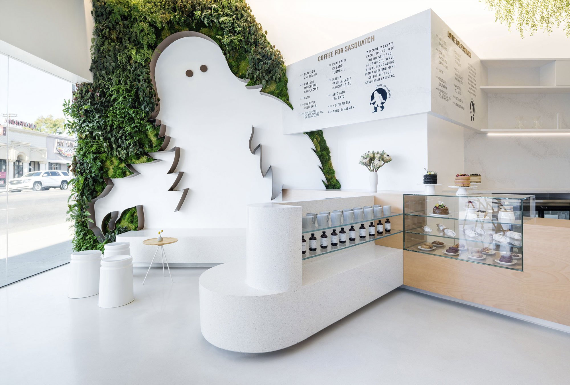 Coffee For Sasquatch by Dan Brunn, coffee shop design