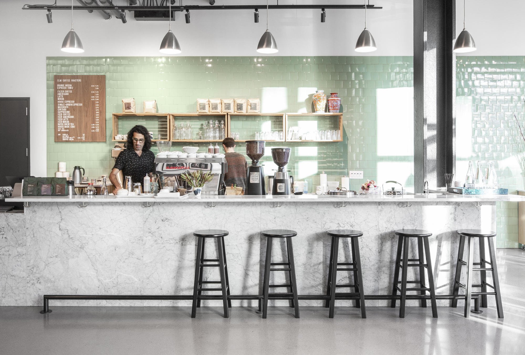 Elm Coffee Roasters by Olson Kundig coffee shop design