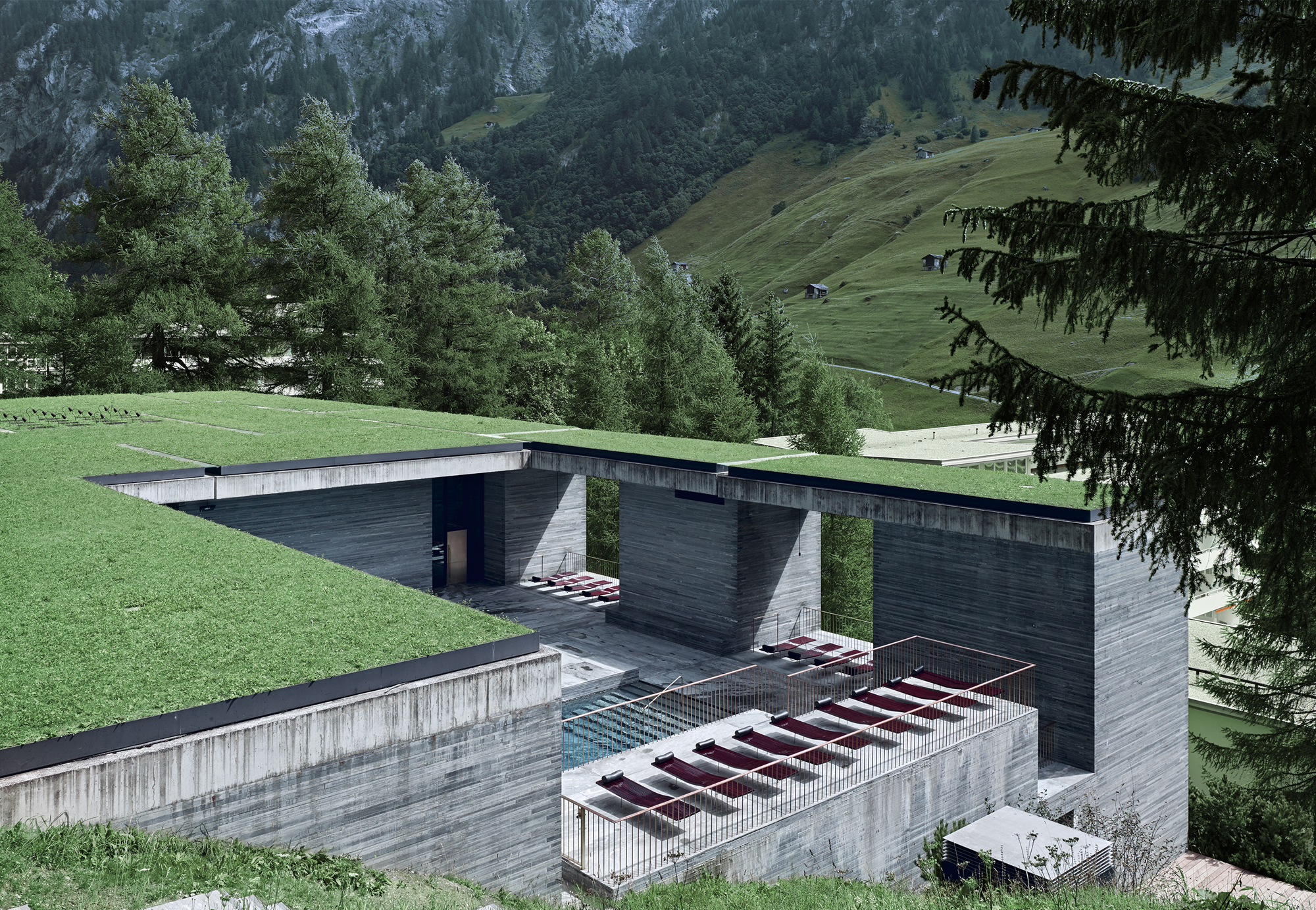 Brutalist architecture, Thermes Vals