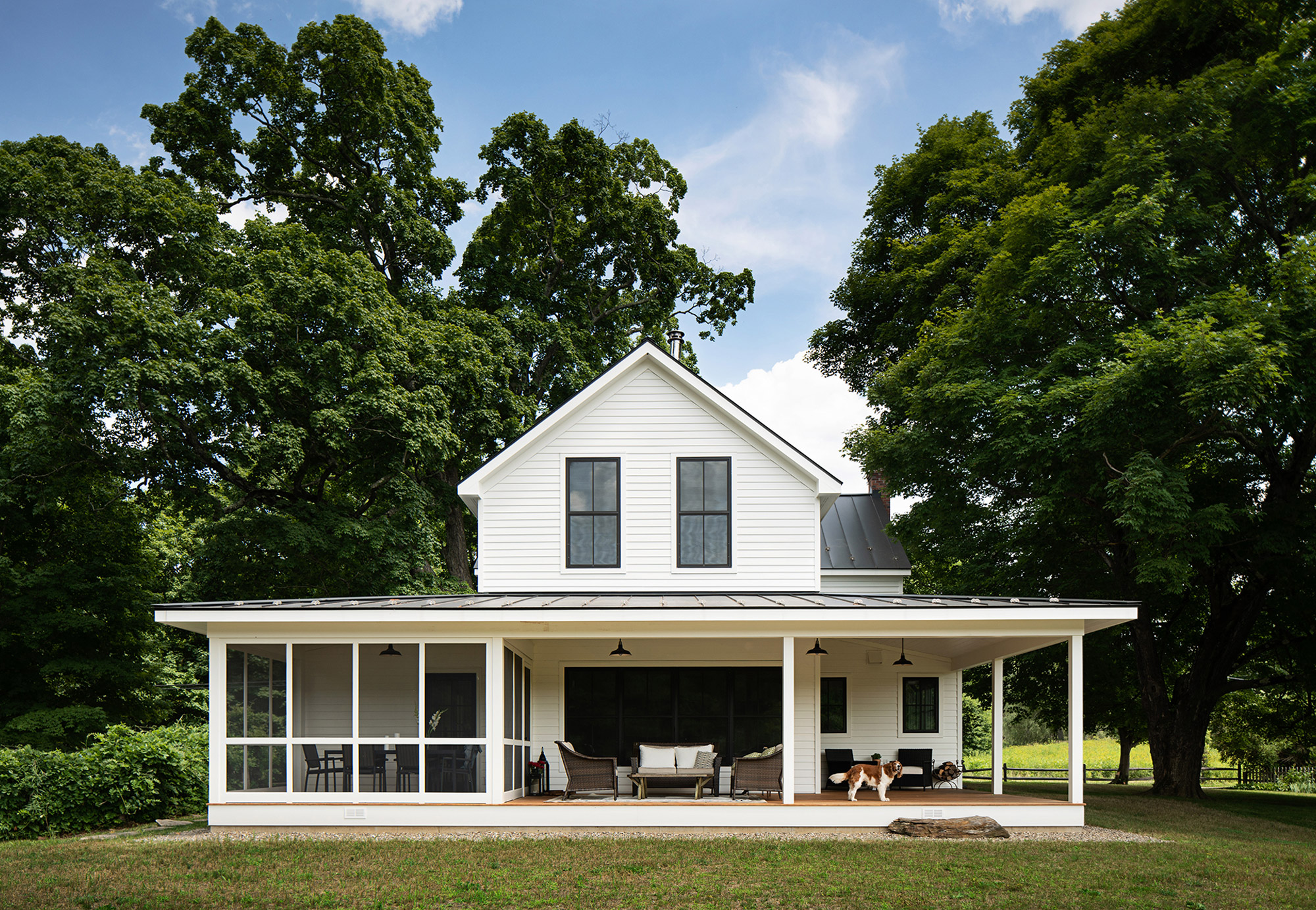 Modern farm houses, Dutchess County farm house 