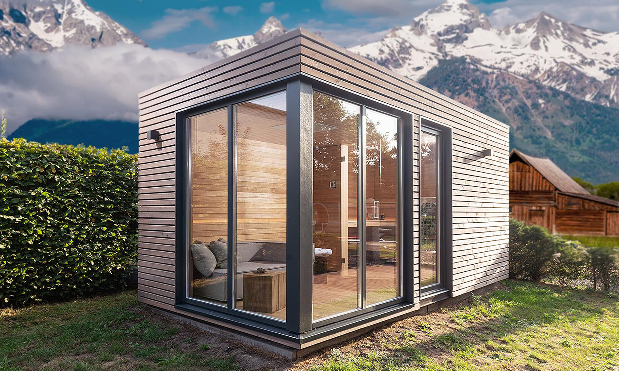 Outdoor Sauna Rhombus