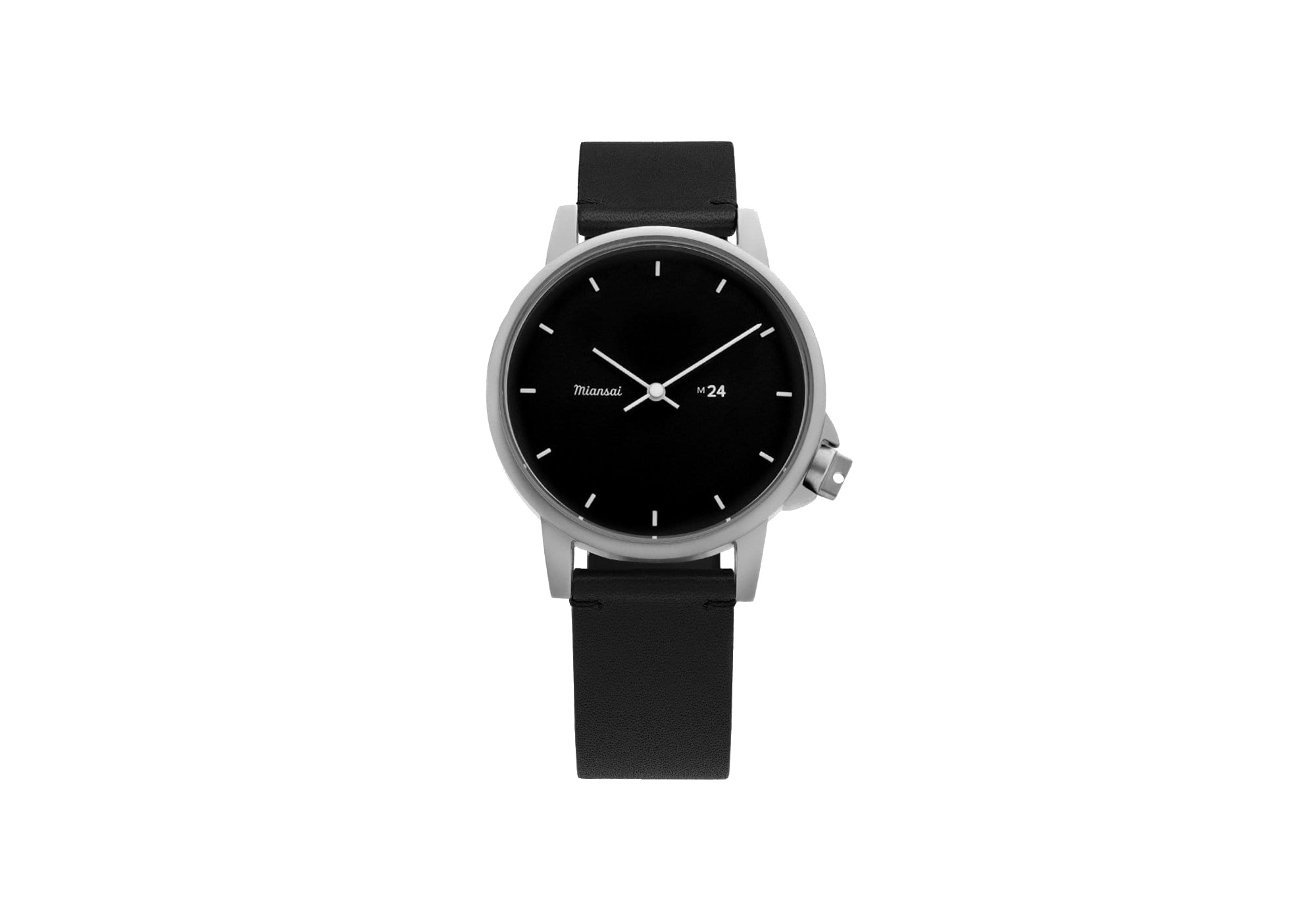 Miansai M24 II Black, minimalist watch 