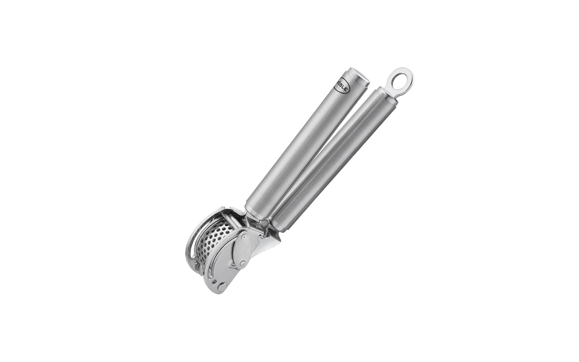 Rosle Stainless Steel Garlic Press with Scraper