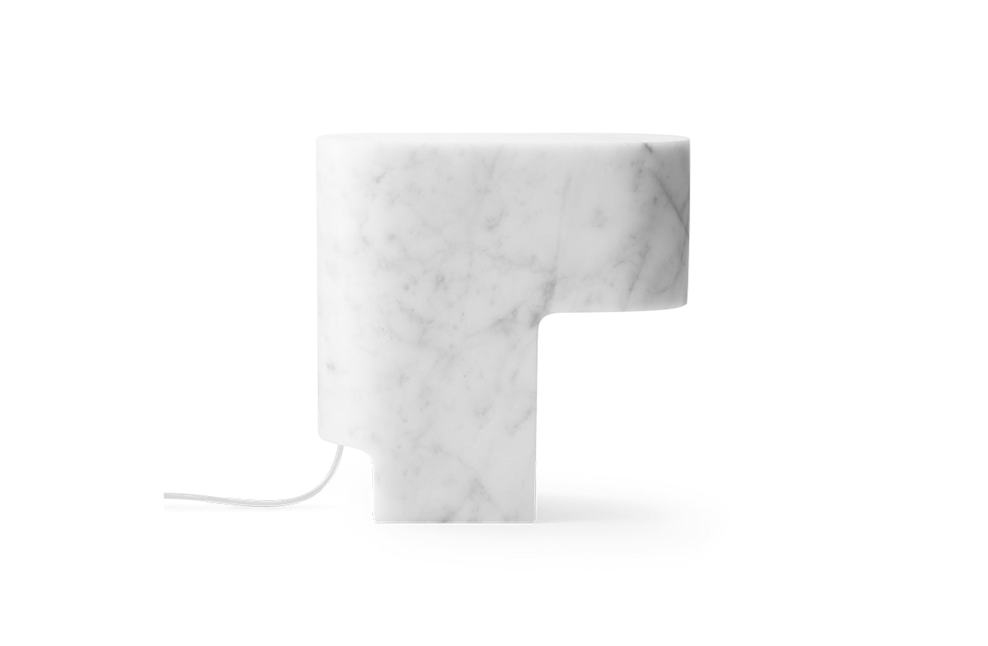 The W223 Table Lamp by John Pawson for Wästberg, marble variation
