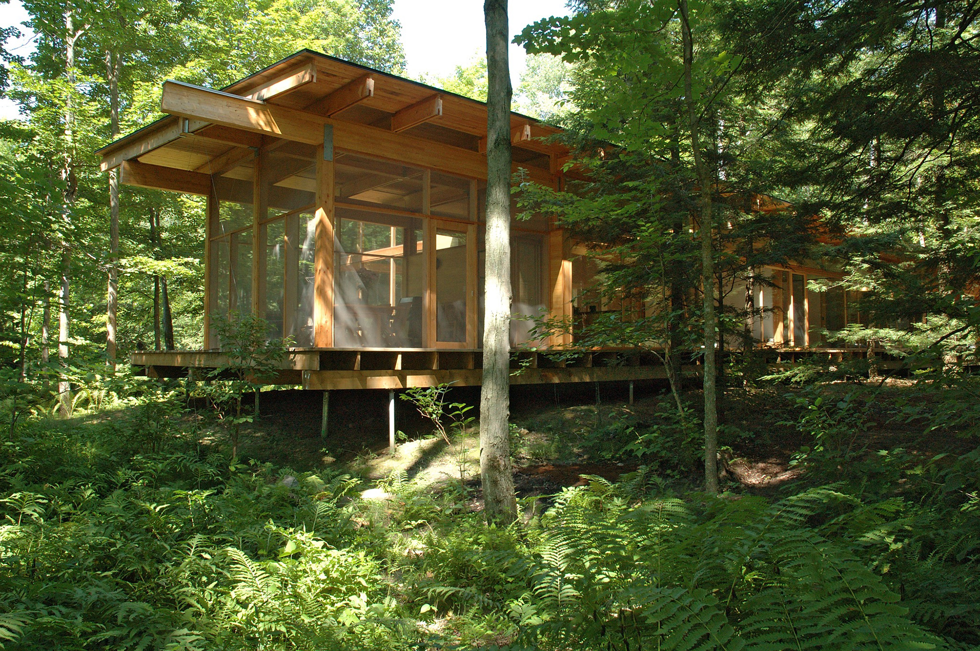Les Abouts by Atelier Pierre Thibault, wood cabin