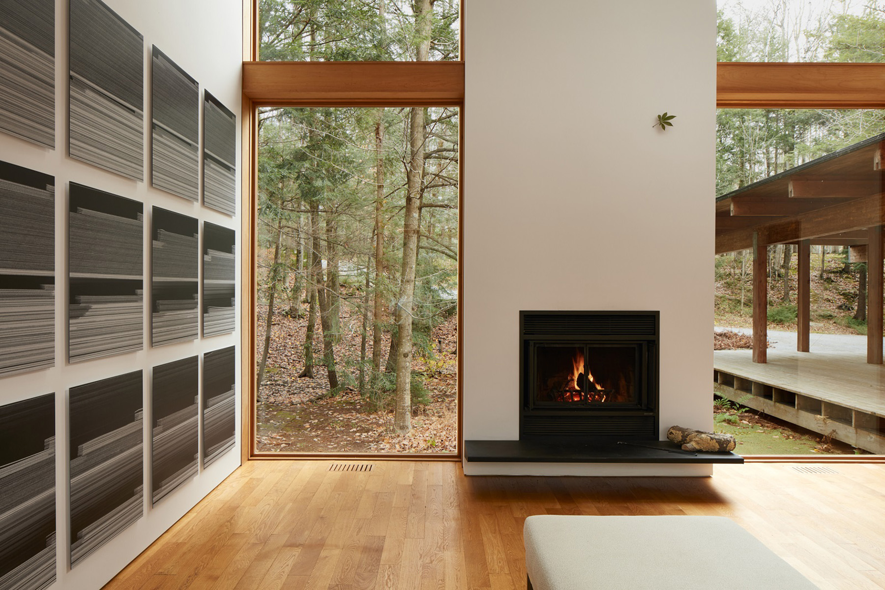 Les Abouts by Atelier Pierre Thibault, fireplace