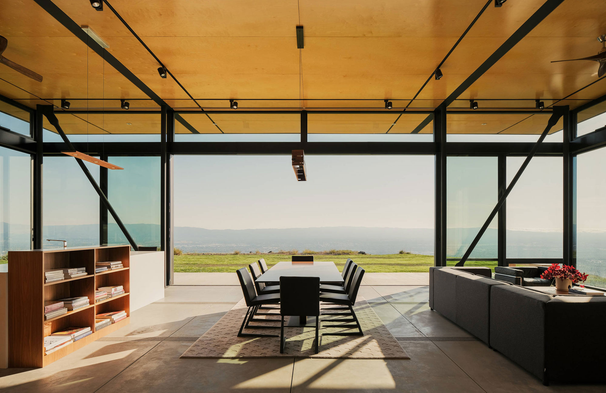 Glass pavillion, Feldman Architecture