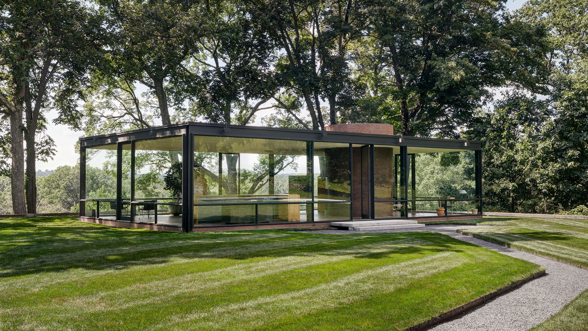 The Glass House by Philip Johnson