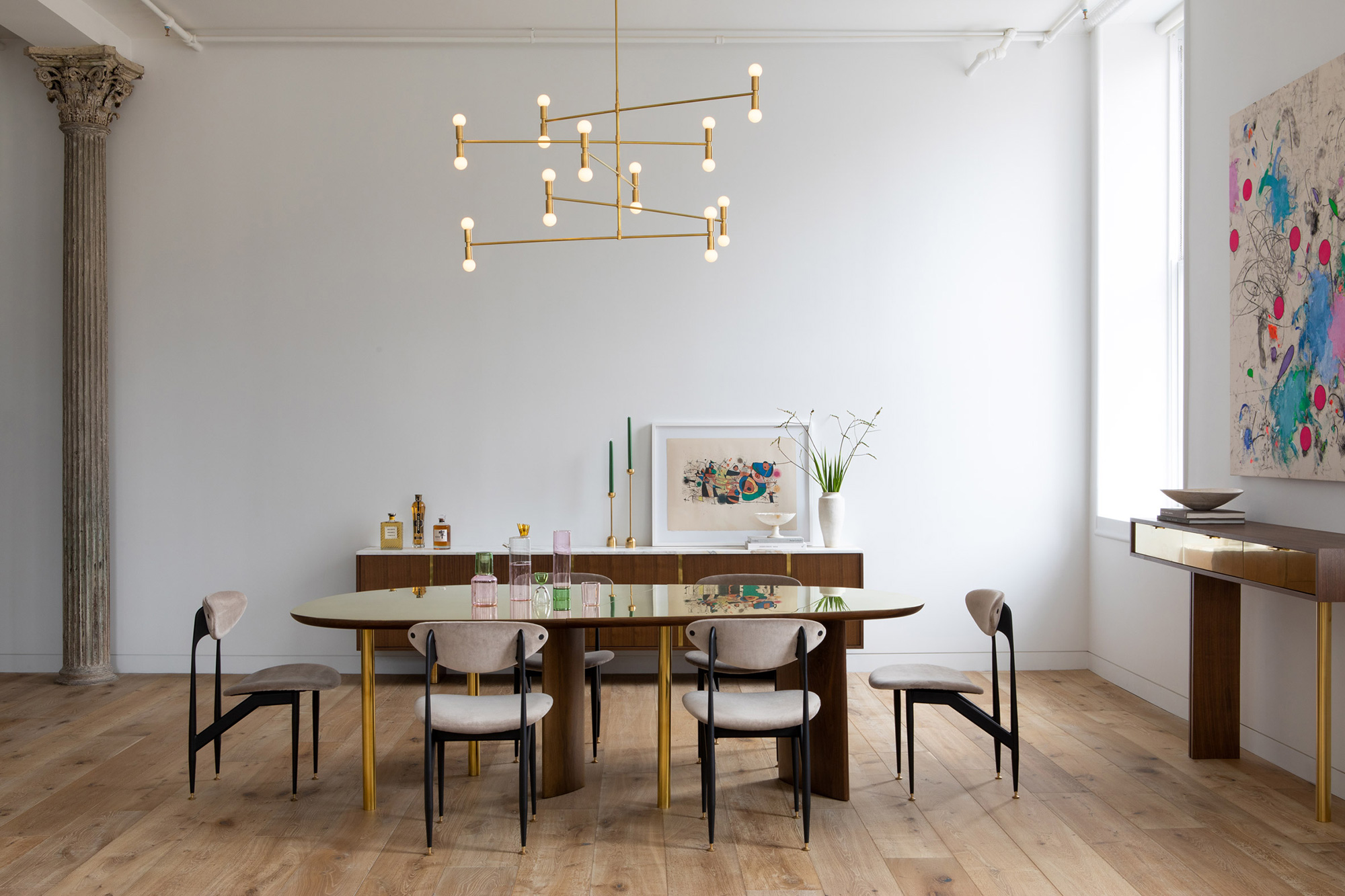 Tribeca loft by Andrea Leung architect, dining room