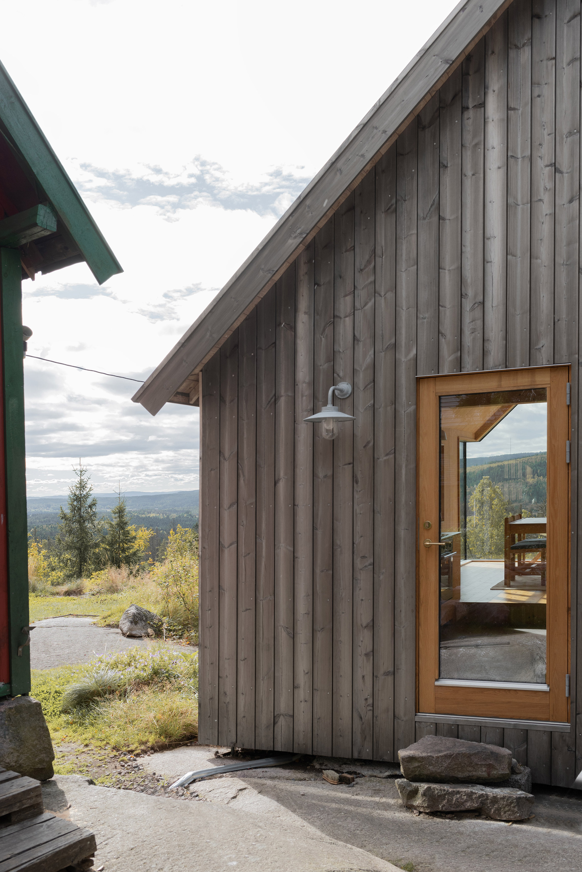 Cabin Nordmarka by Revere & Drage, entrance