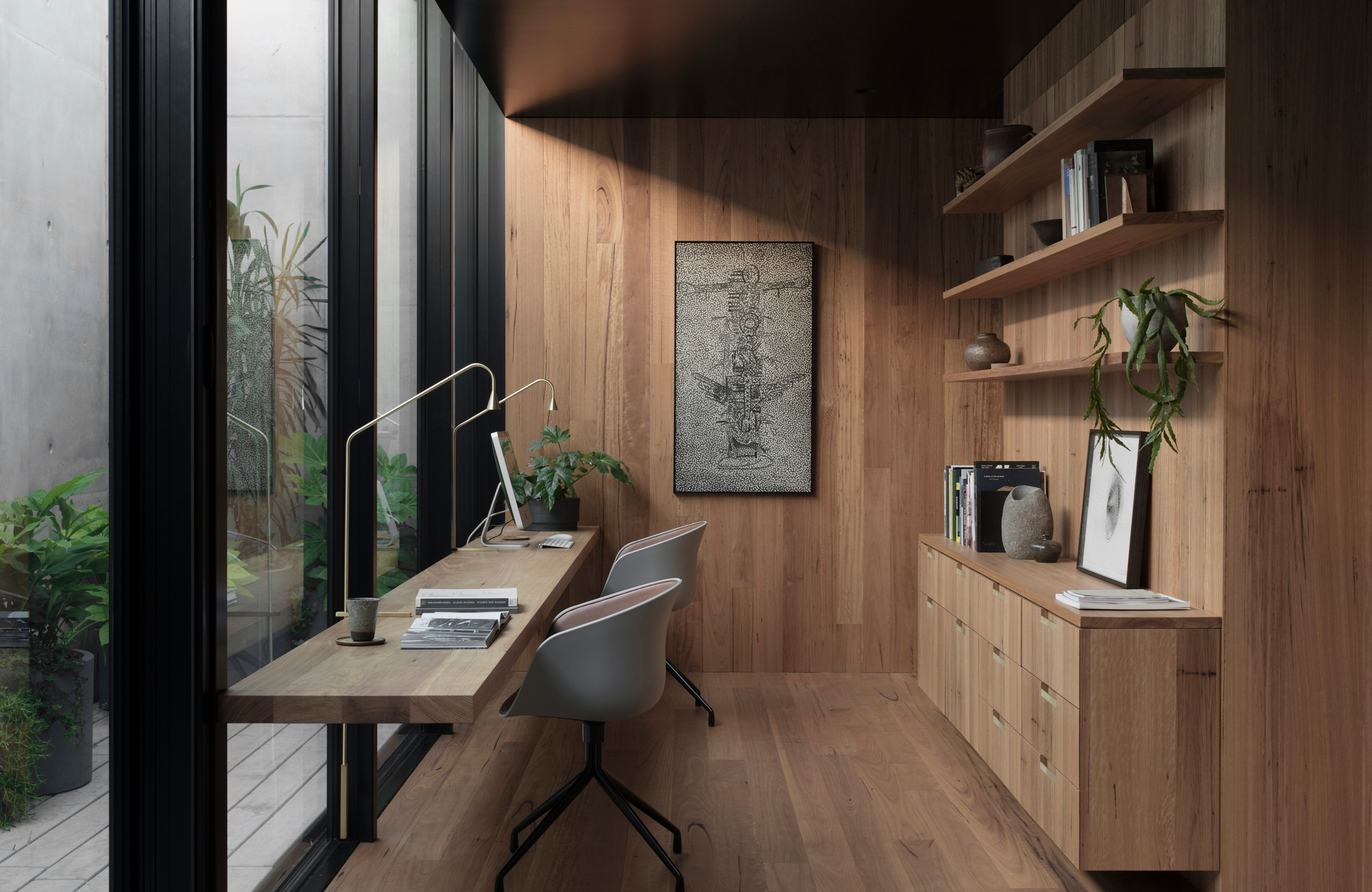 Home office, modern wood 