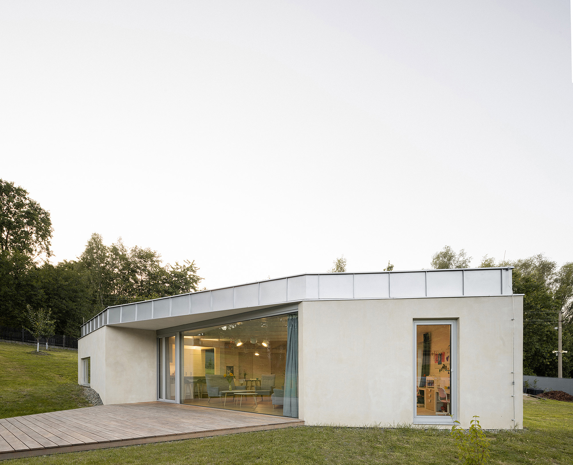 Modern concrete house