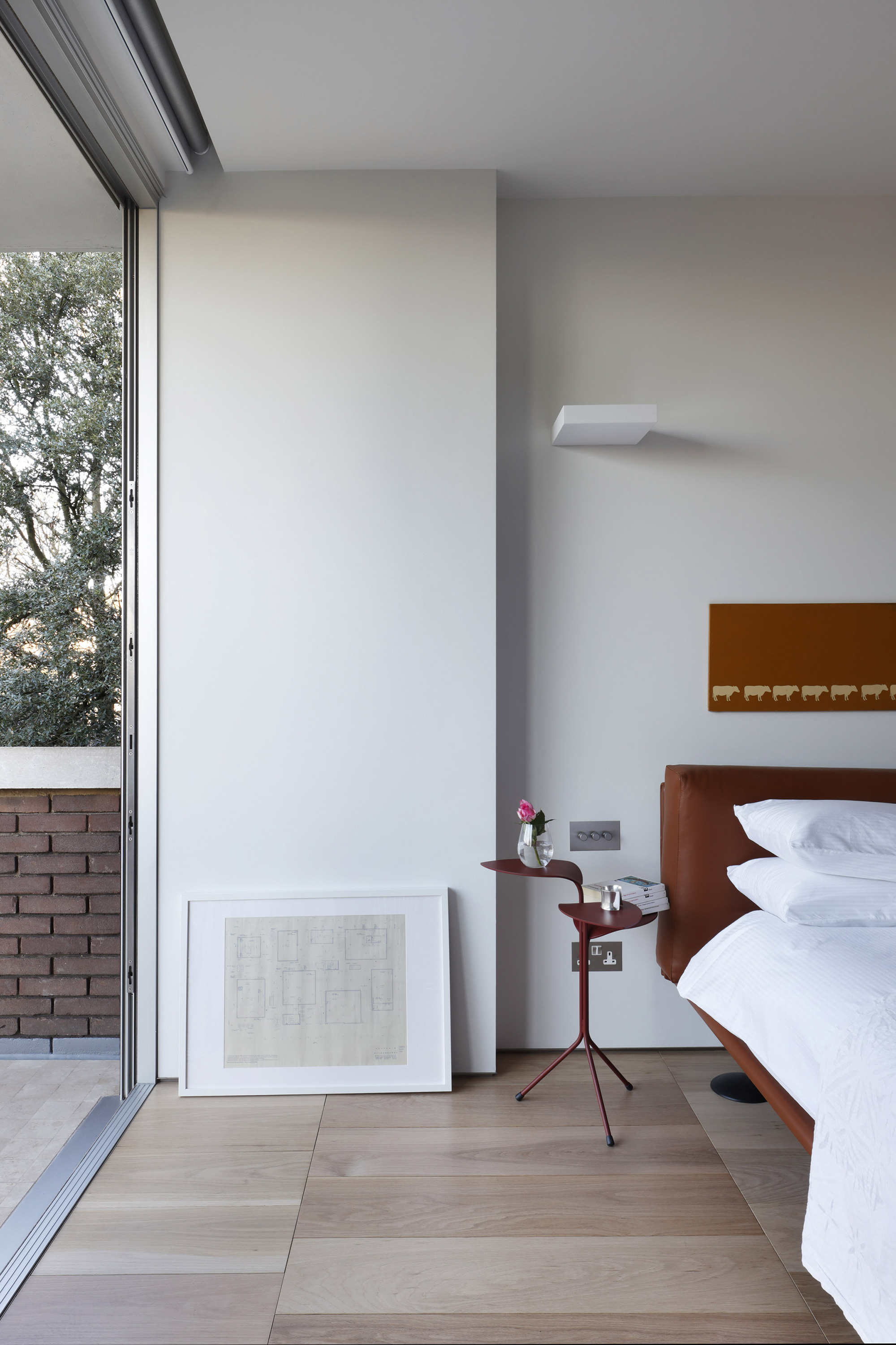 Oakhill Apartment by MWAI Architects, bedroom