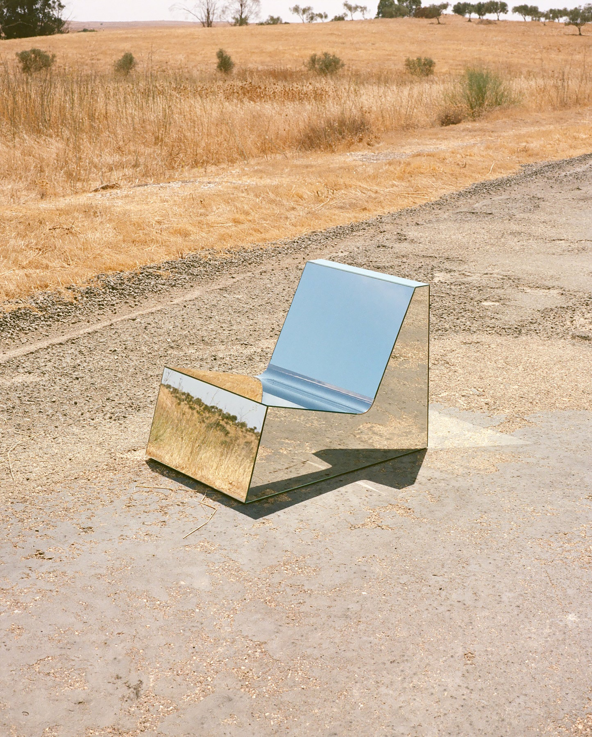 Mirror lounge chair