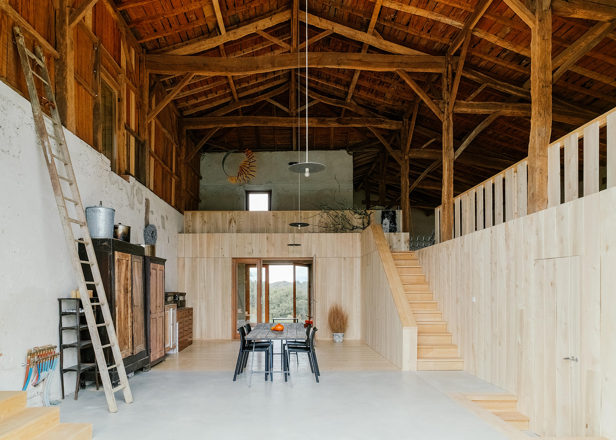 Garrelis Farm by Atelier Boteko, interior detail