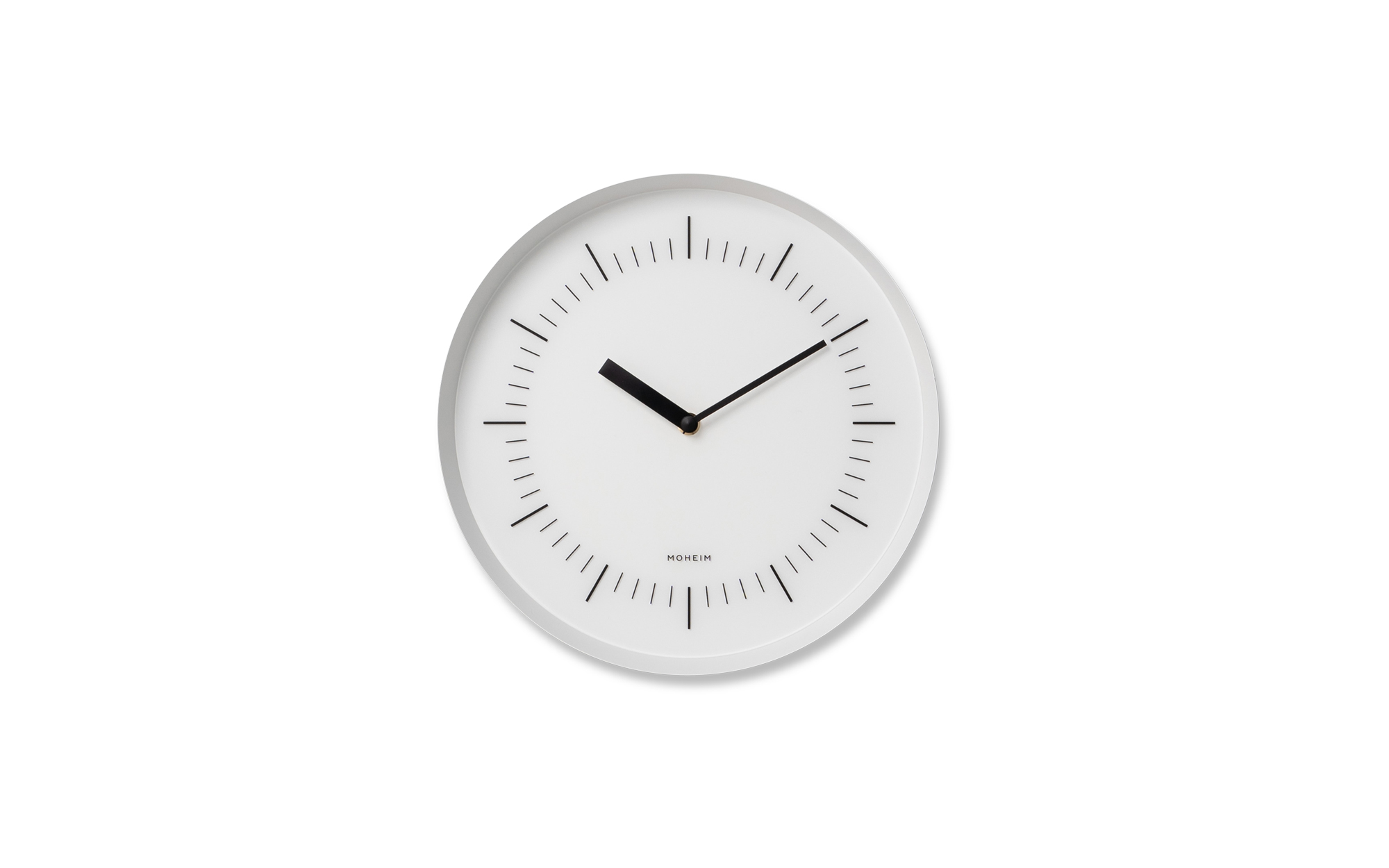 Minimalist Wall Clock, Moheim Horn