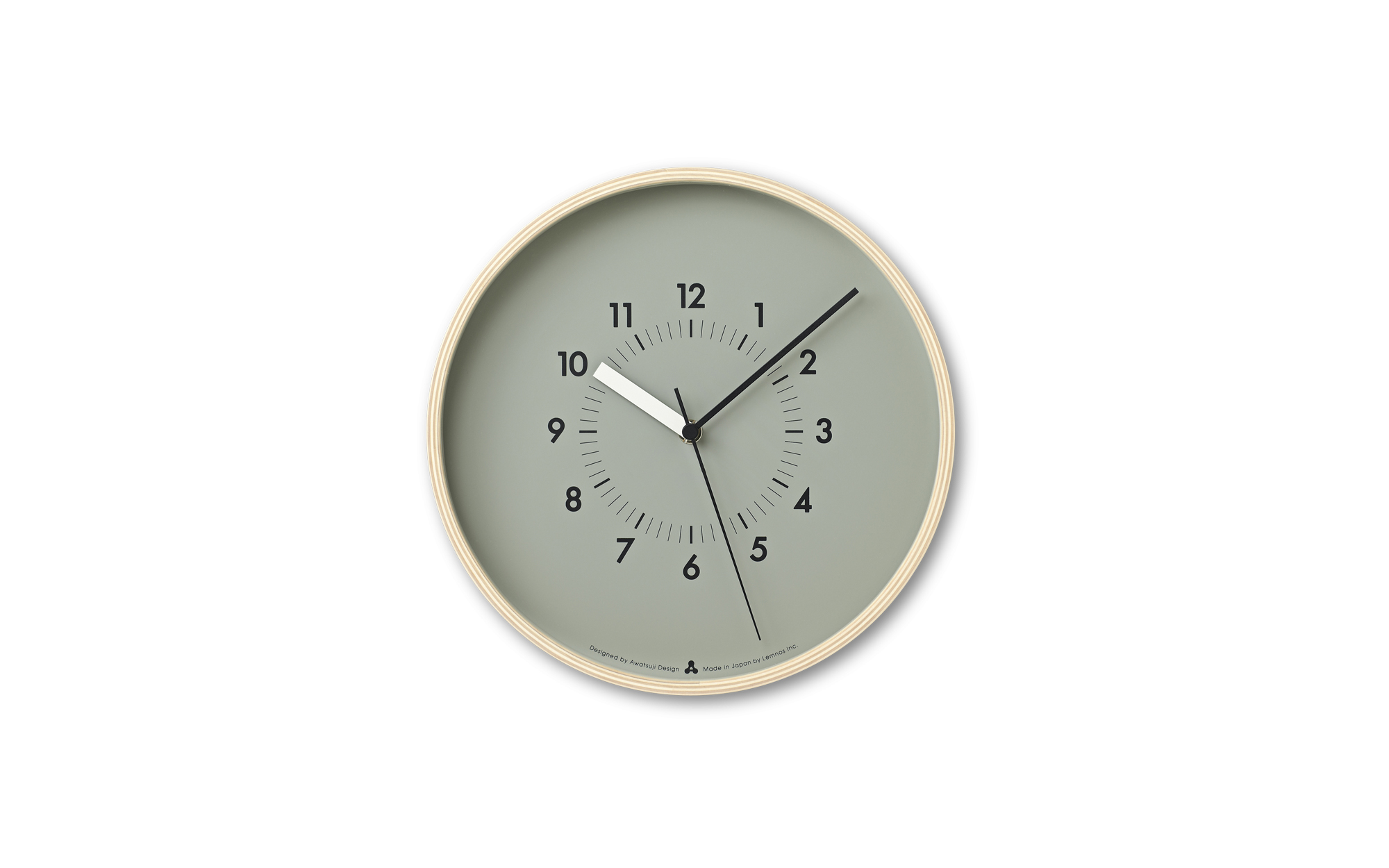 Minimalist Wall Clock, Lemnos Soso
