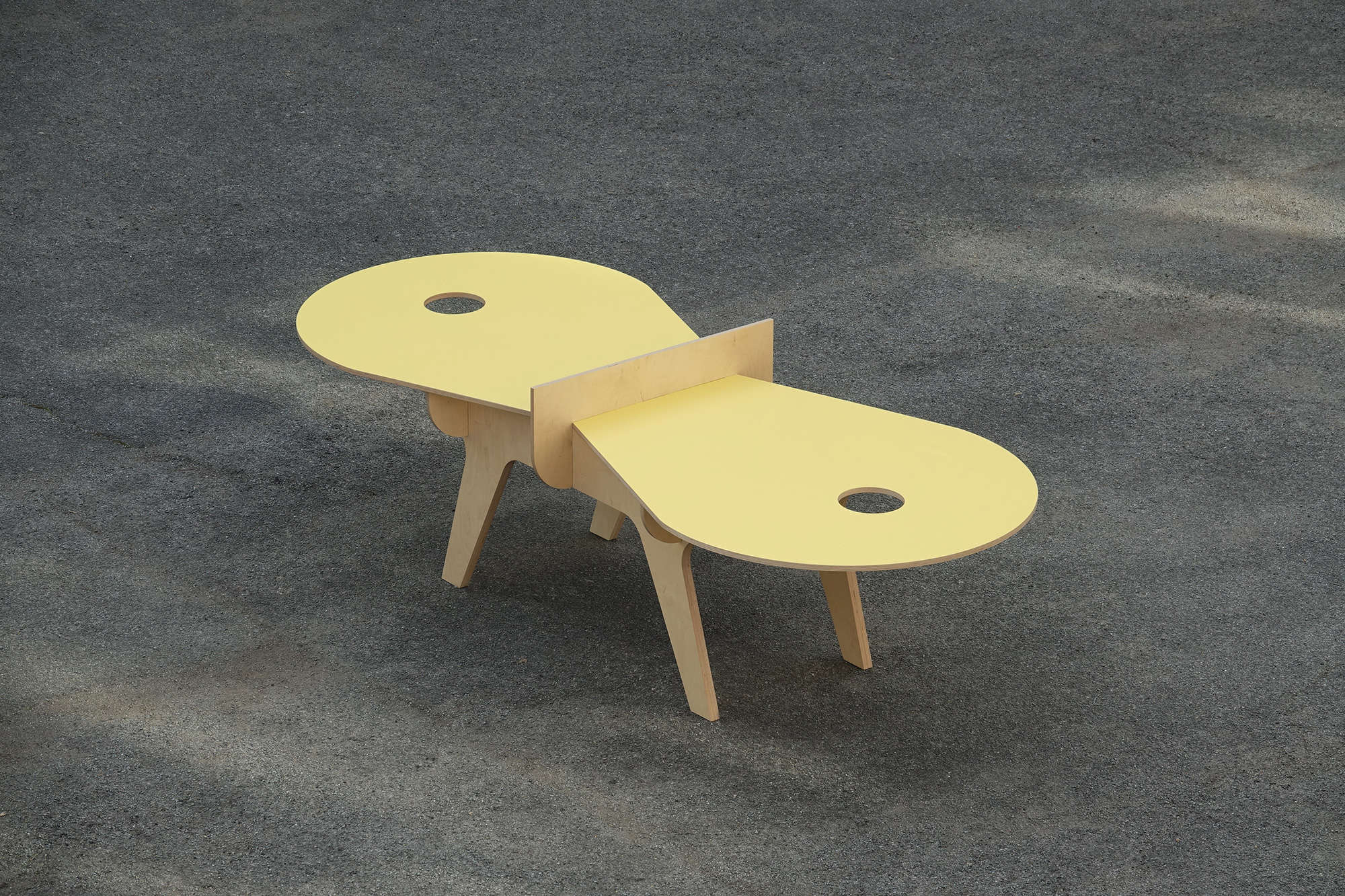 unusual ping pong table design