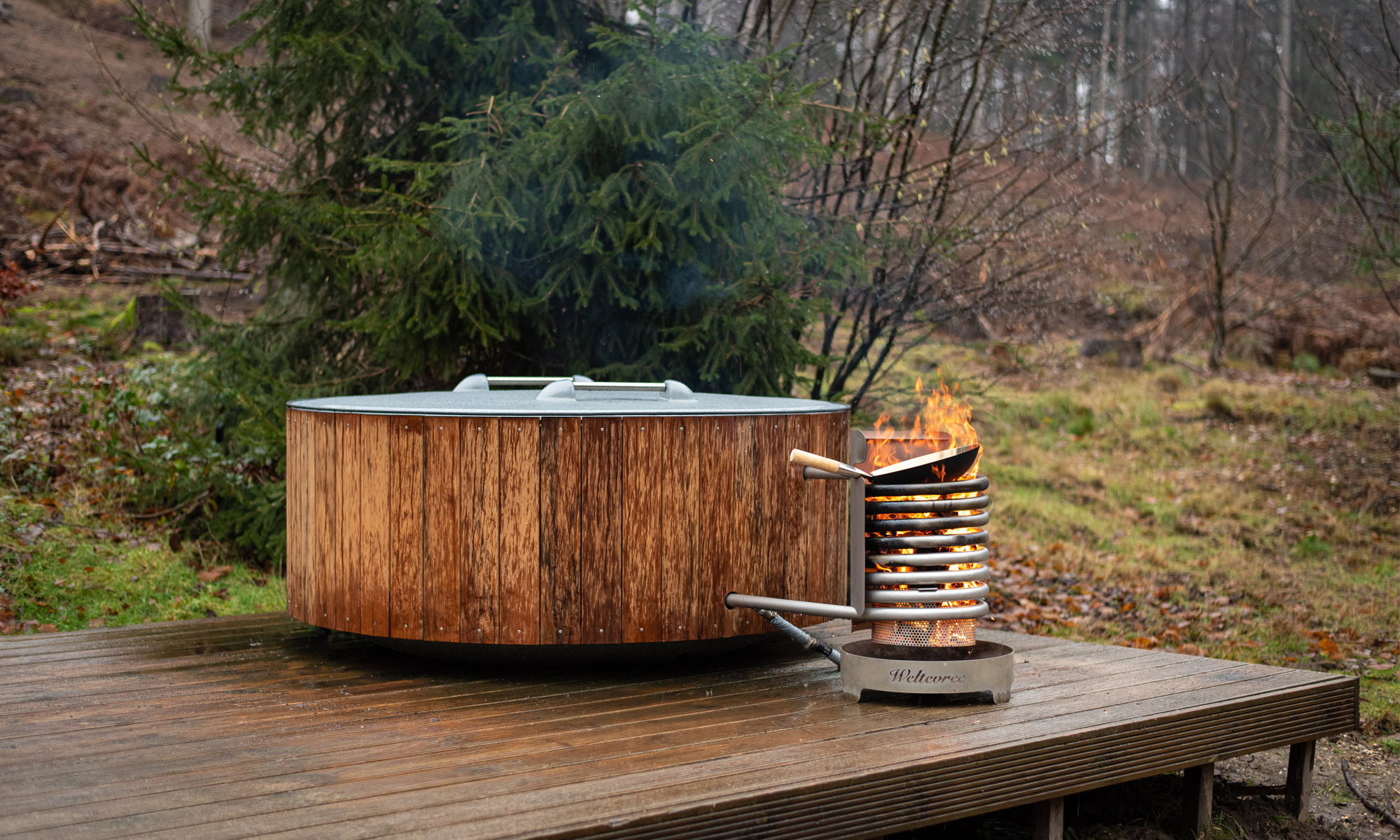 Wood Fired Hot Tub Designs to Relax in Style - Gessato