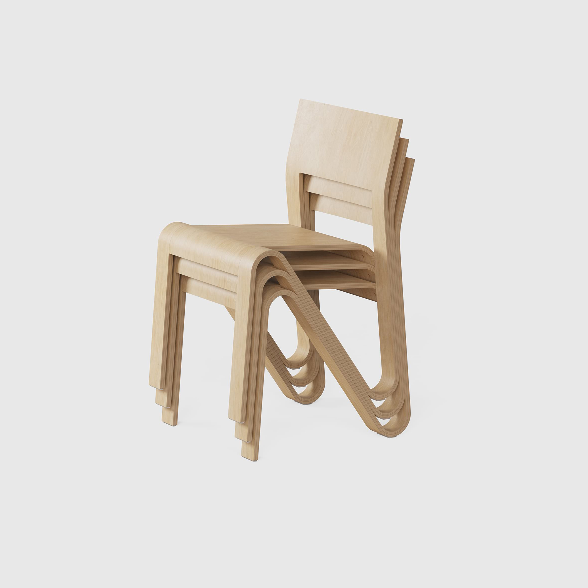 The Peel Chair by Blond Studio - Gessato