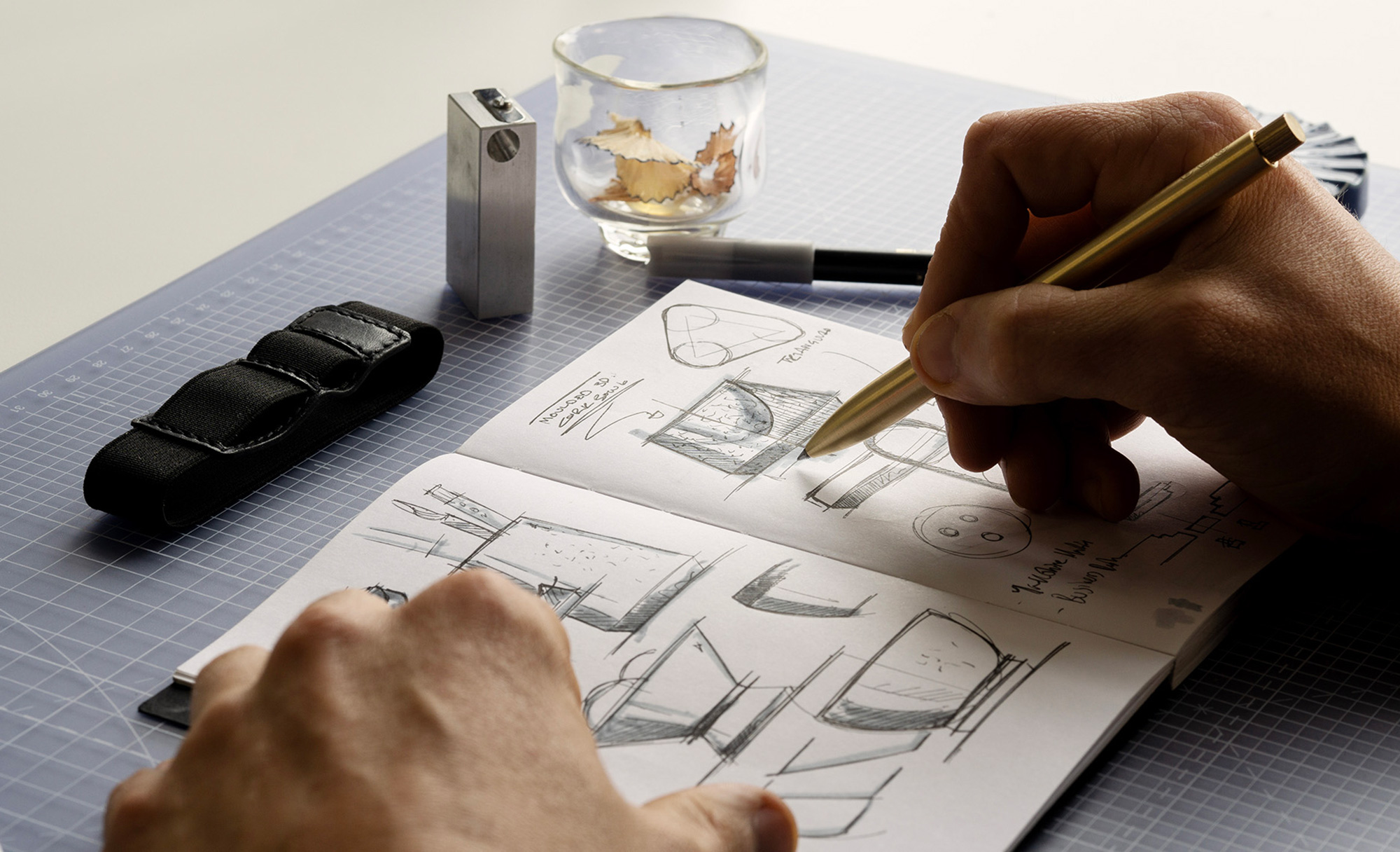 The AJOTO Pocket Paper Notebooks & Covers - Gessato