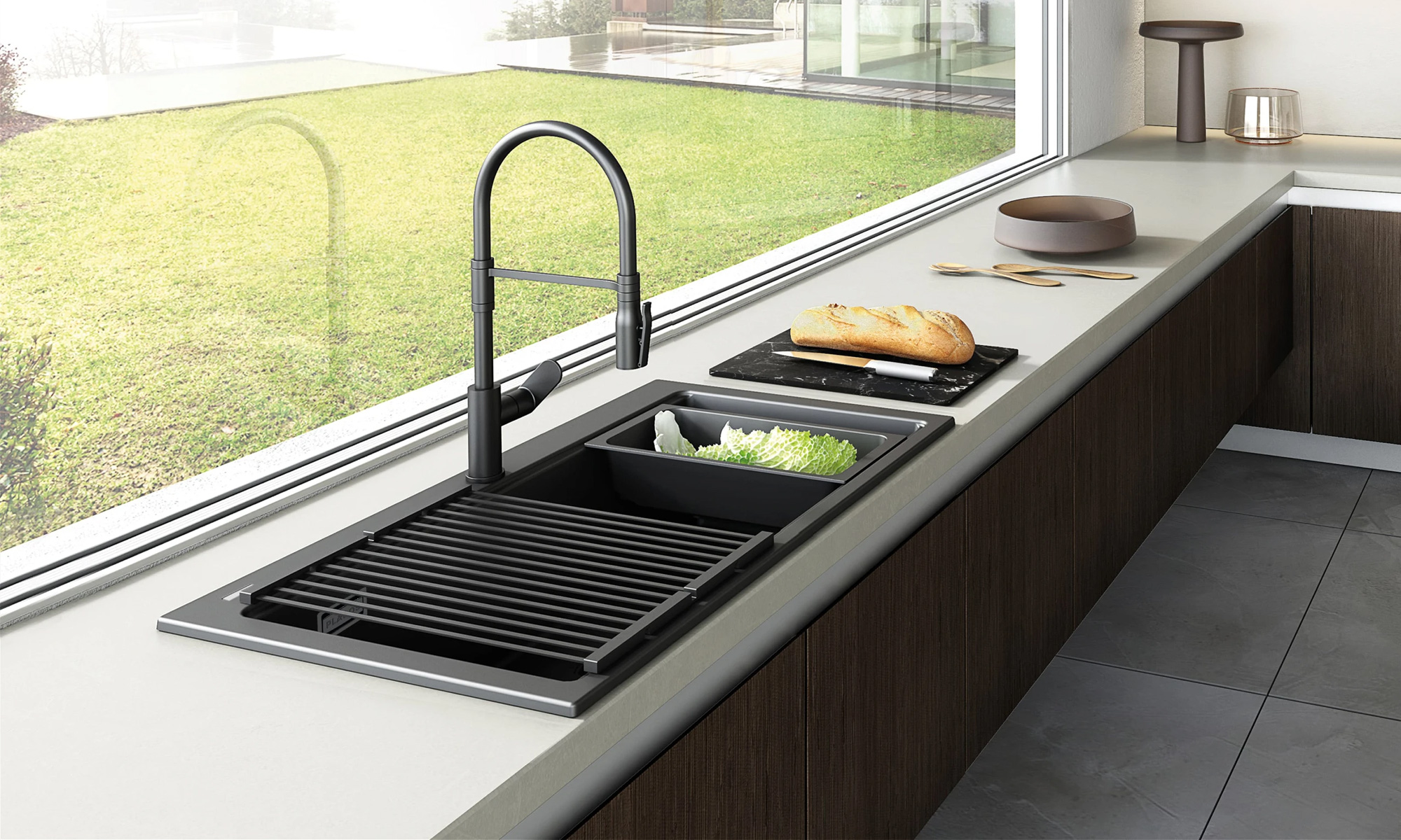 Black Sink Designs for Stylish Kitchen Makeovers - Gessato Black Sink Designs for Stylish Kitchen Makeovers - Gessato