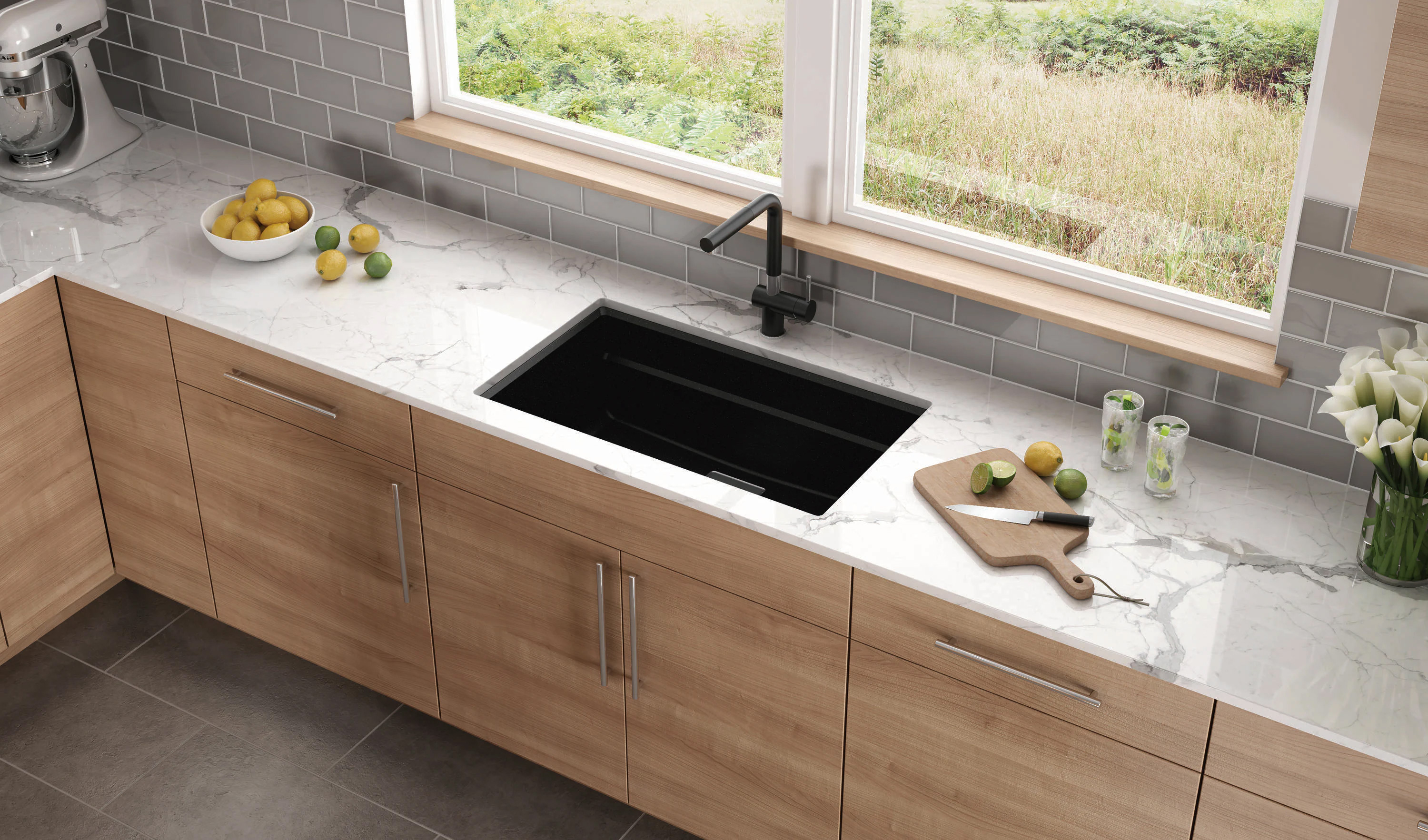 Black Sink Designs for Stylish Kitchen Makeovers - Gessato