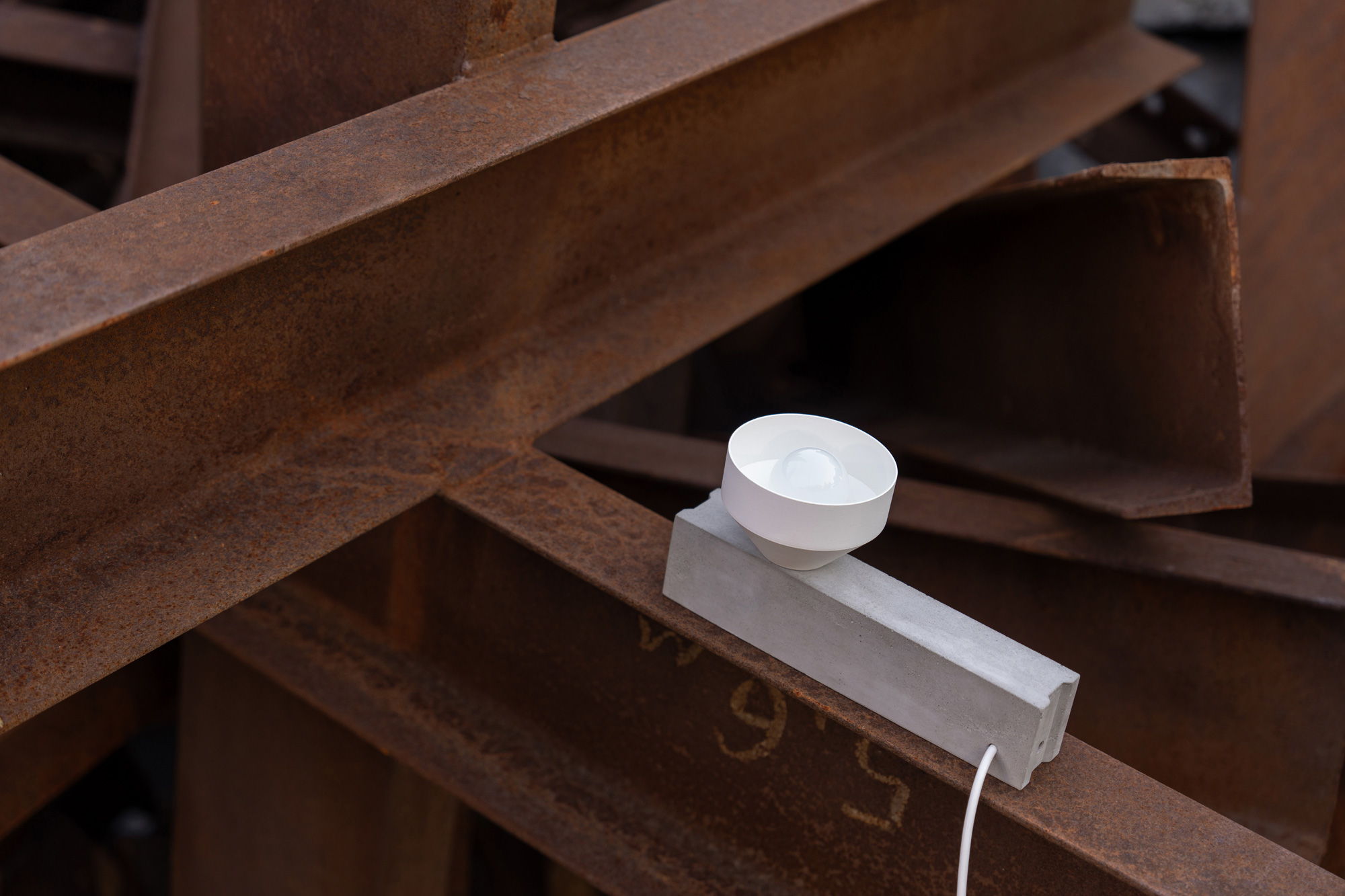 The gant + kouple Block Lamp Series - Gessato