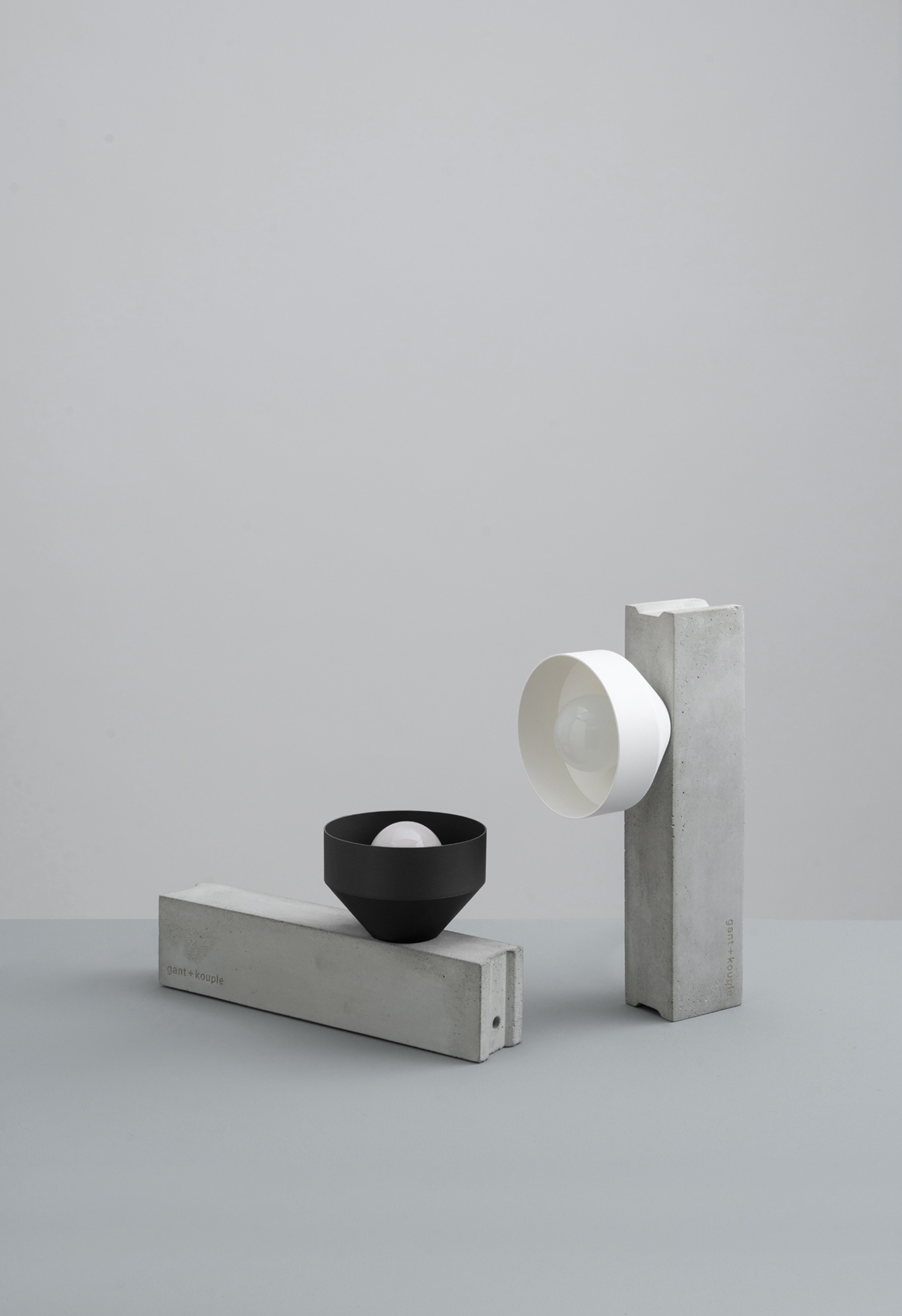 The gant + kouple Block Lamp Series - Gessato
