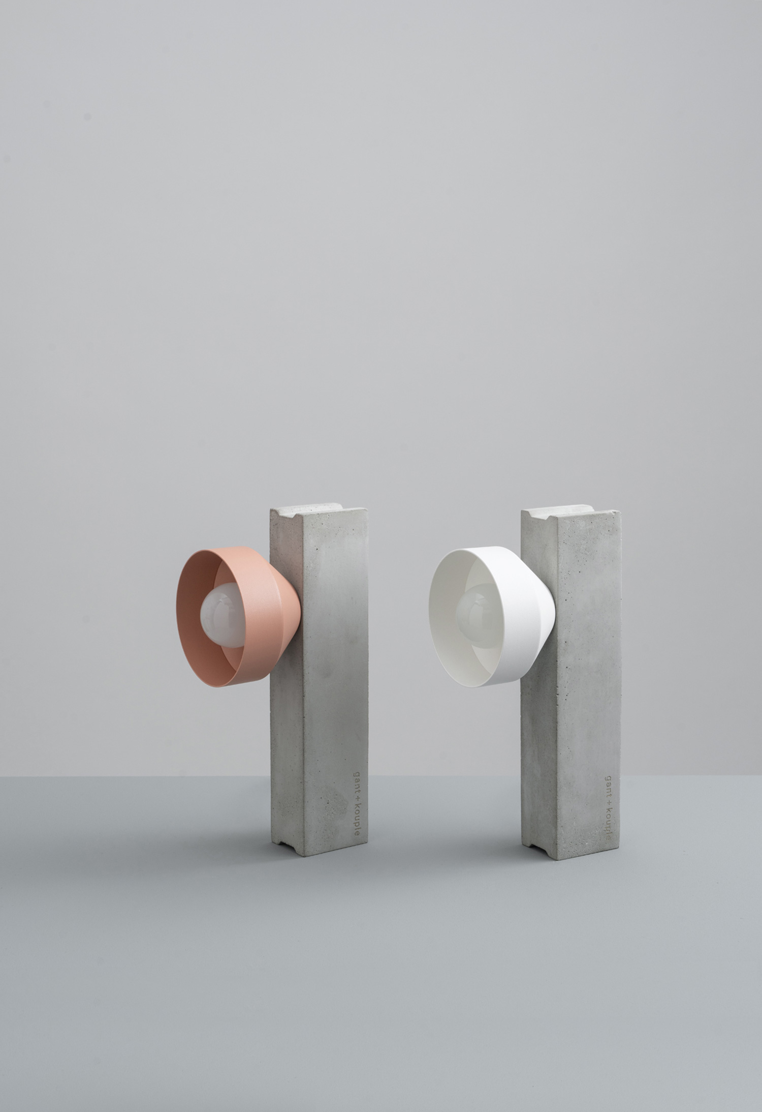The gant + kouple Block Lamp Series - Gessato