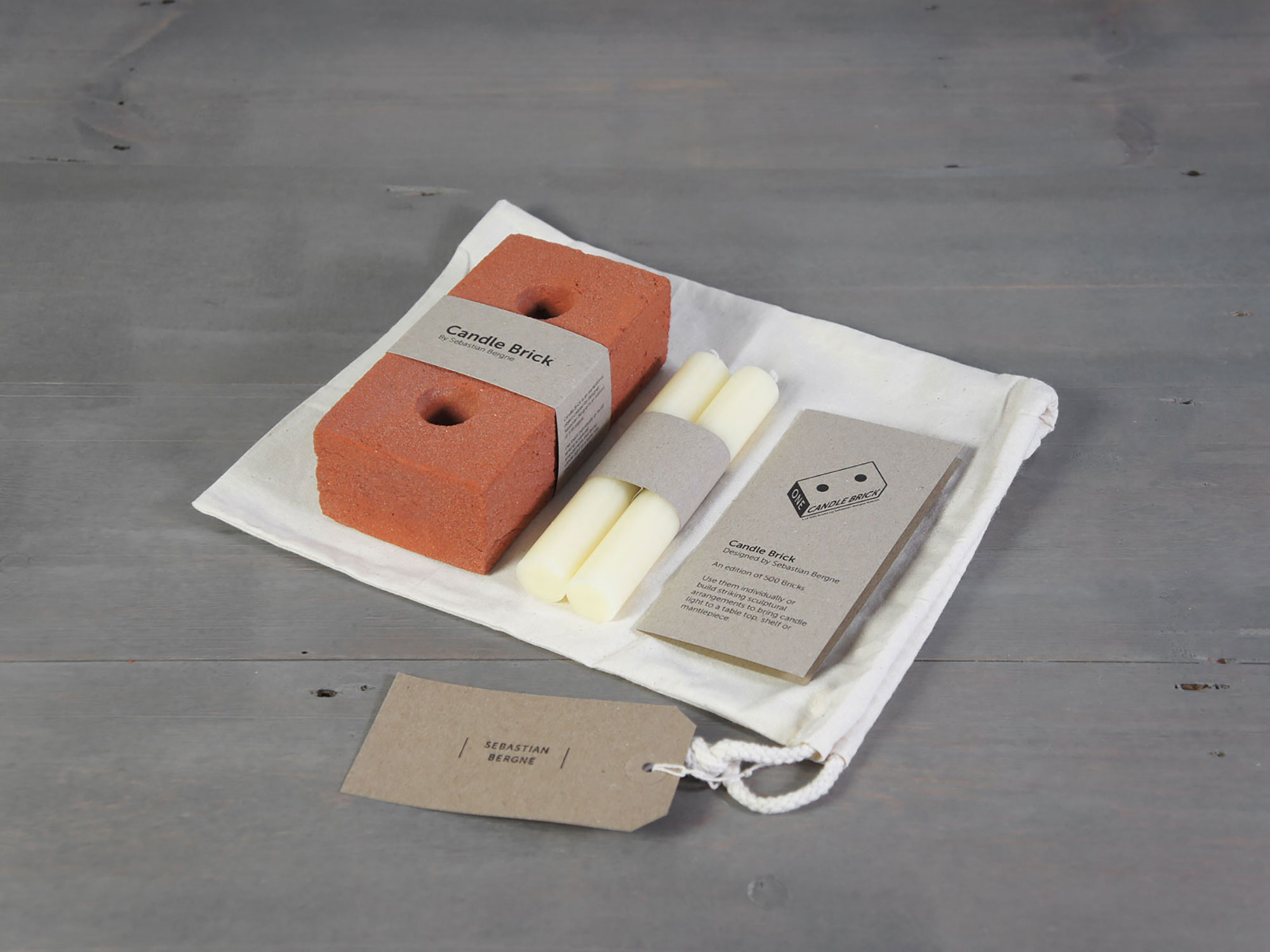 Candle Brick by Sebastian Bergne - Gessato