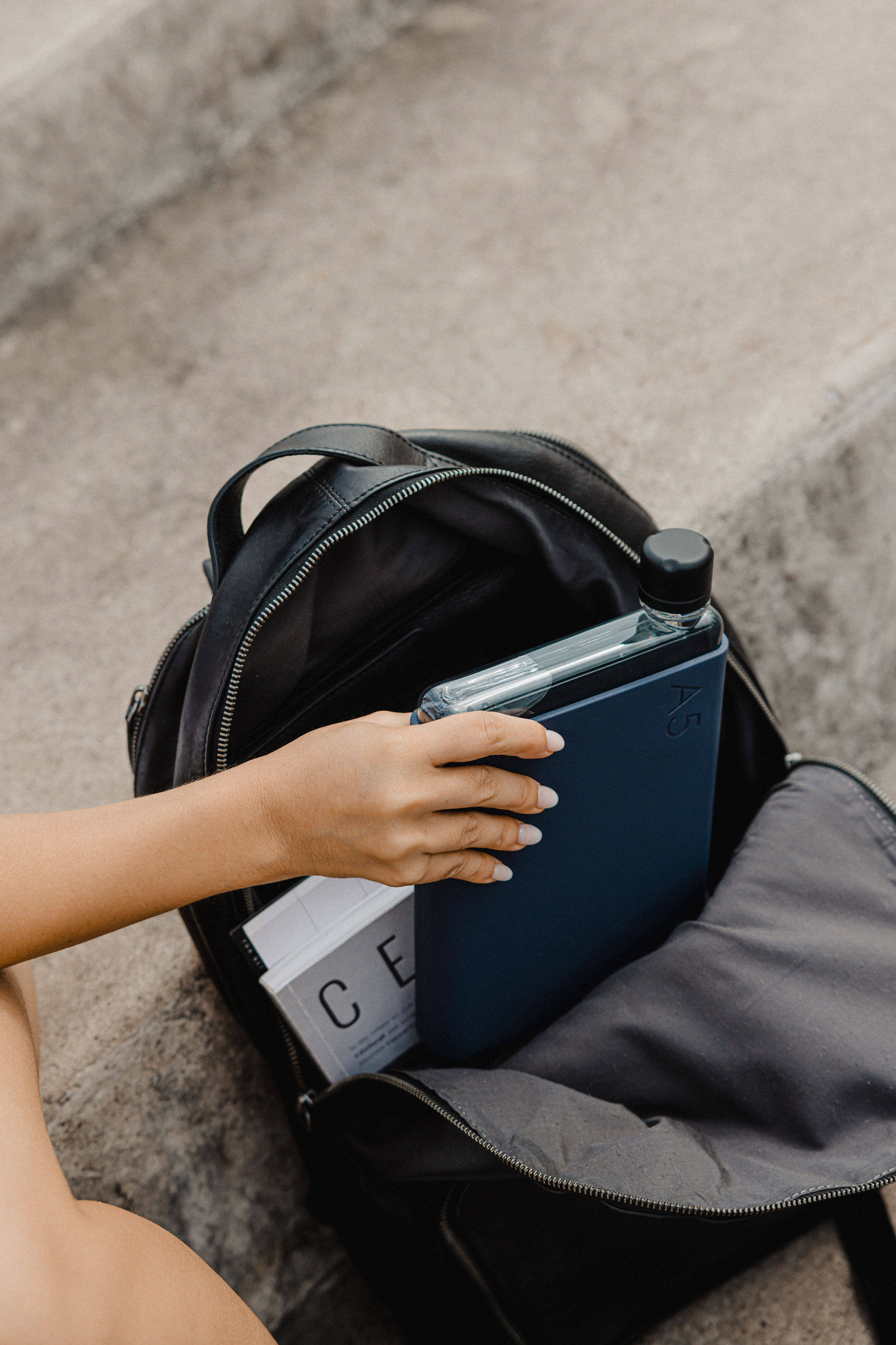 Memobottle, The Best Eco-Friendly Flat Water Bottle - Gessato