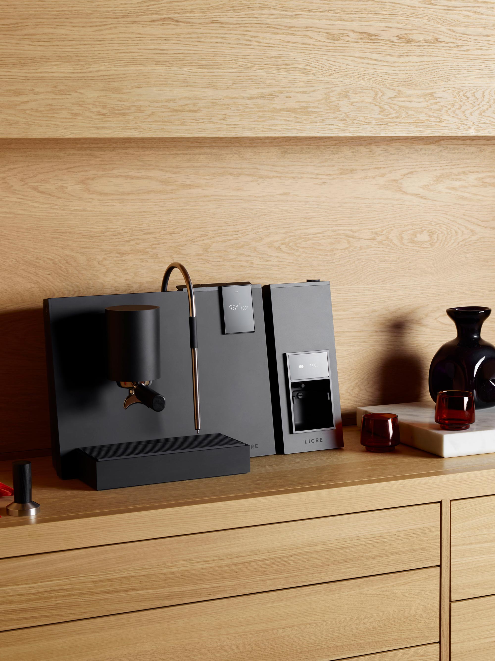 The LIGRE youn Espresso Machine - Gessato The LIGRE youn Espresso Machine - Gessato