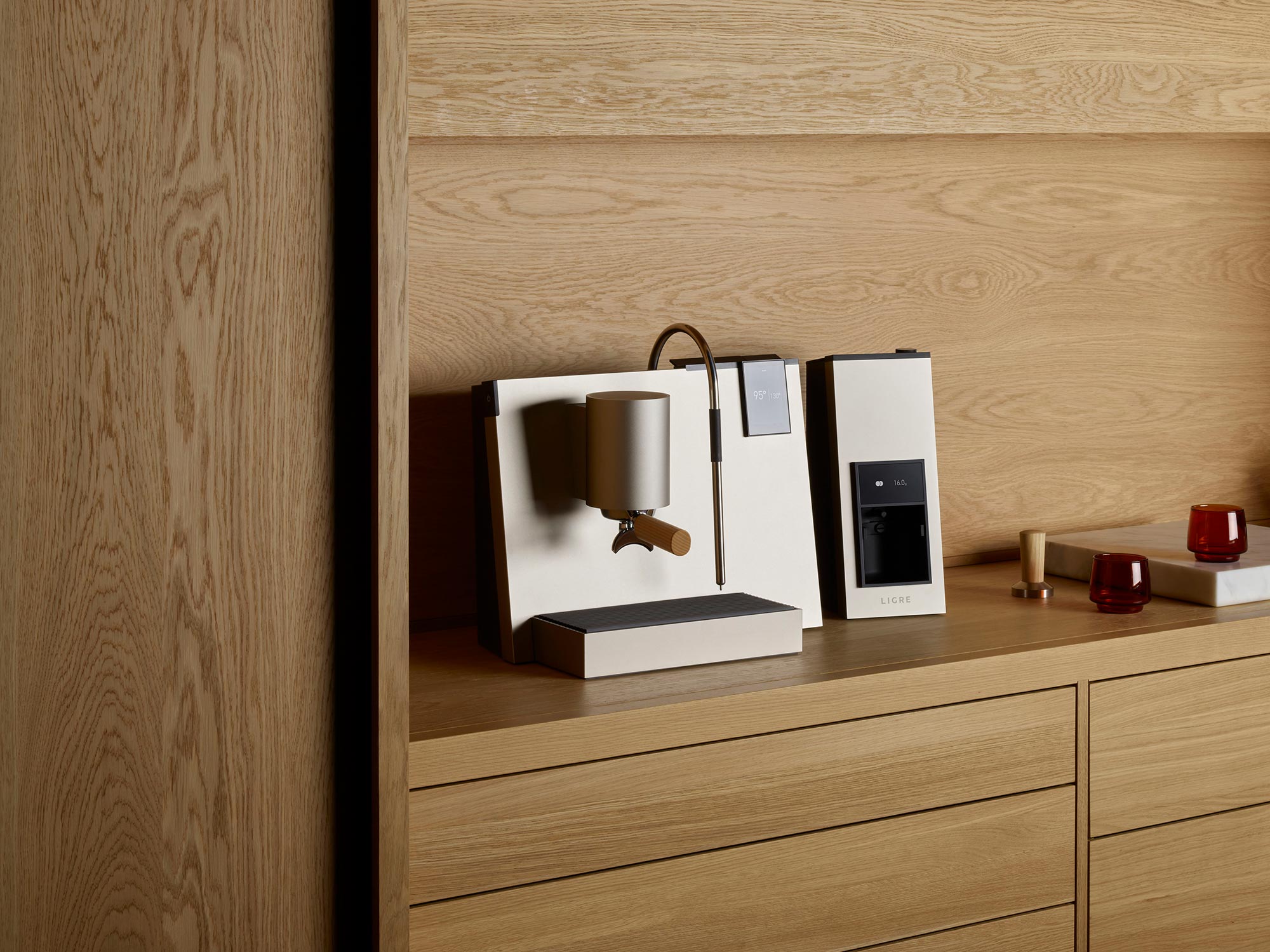 The LIGRE youn Espresso Machine - Gessato The LIGRE youn Espresso Machine - Gessato