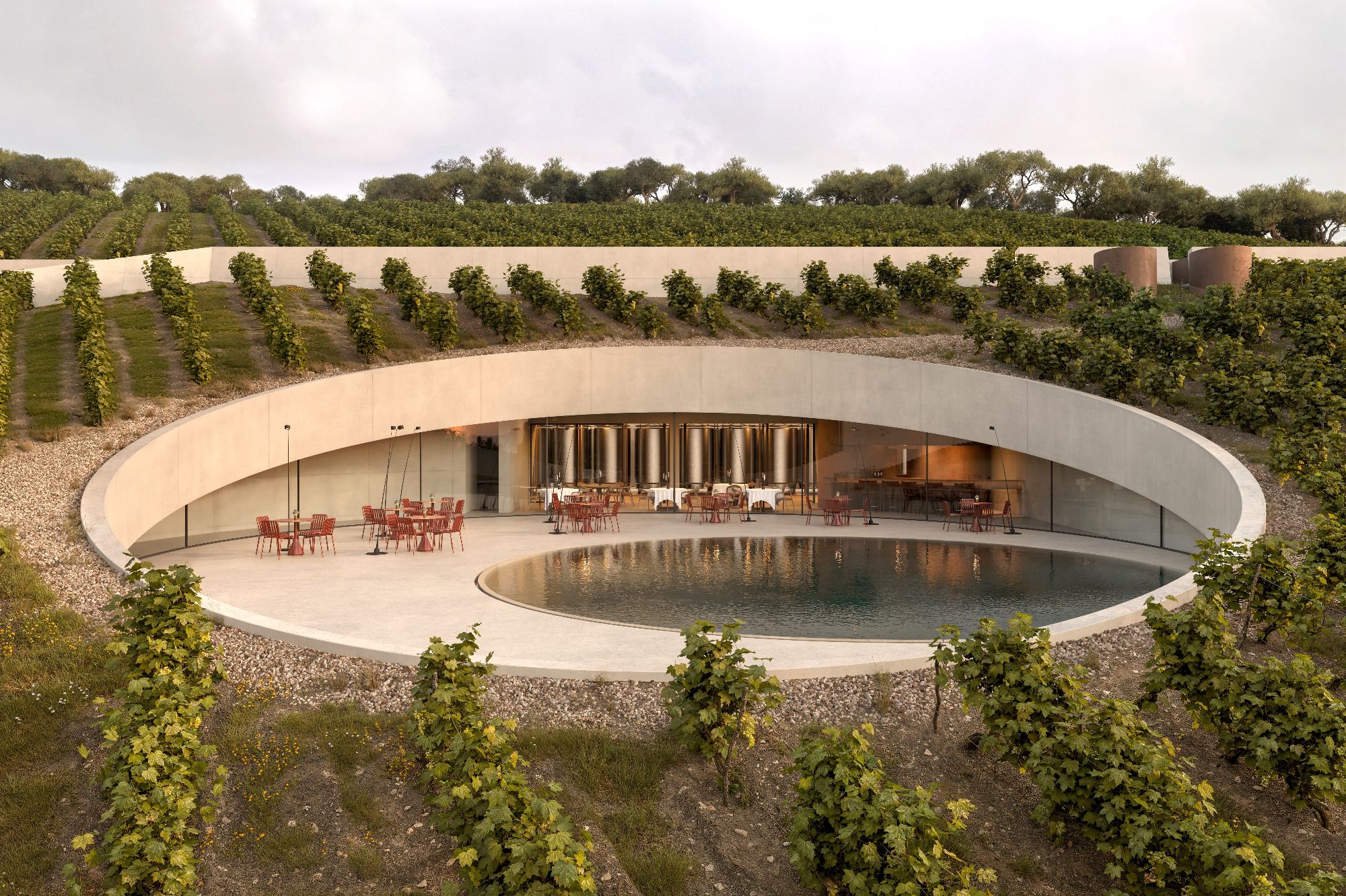 Ktima Aidipsos Winery - Gessato Ktima Aidipsos Winery - Gessato