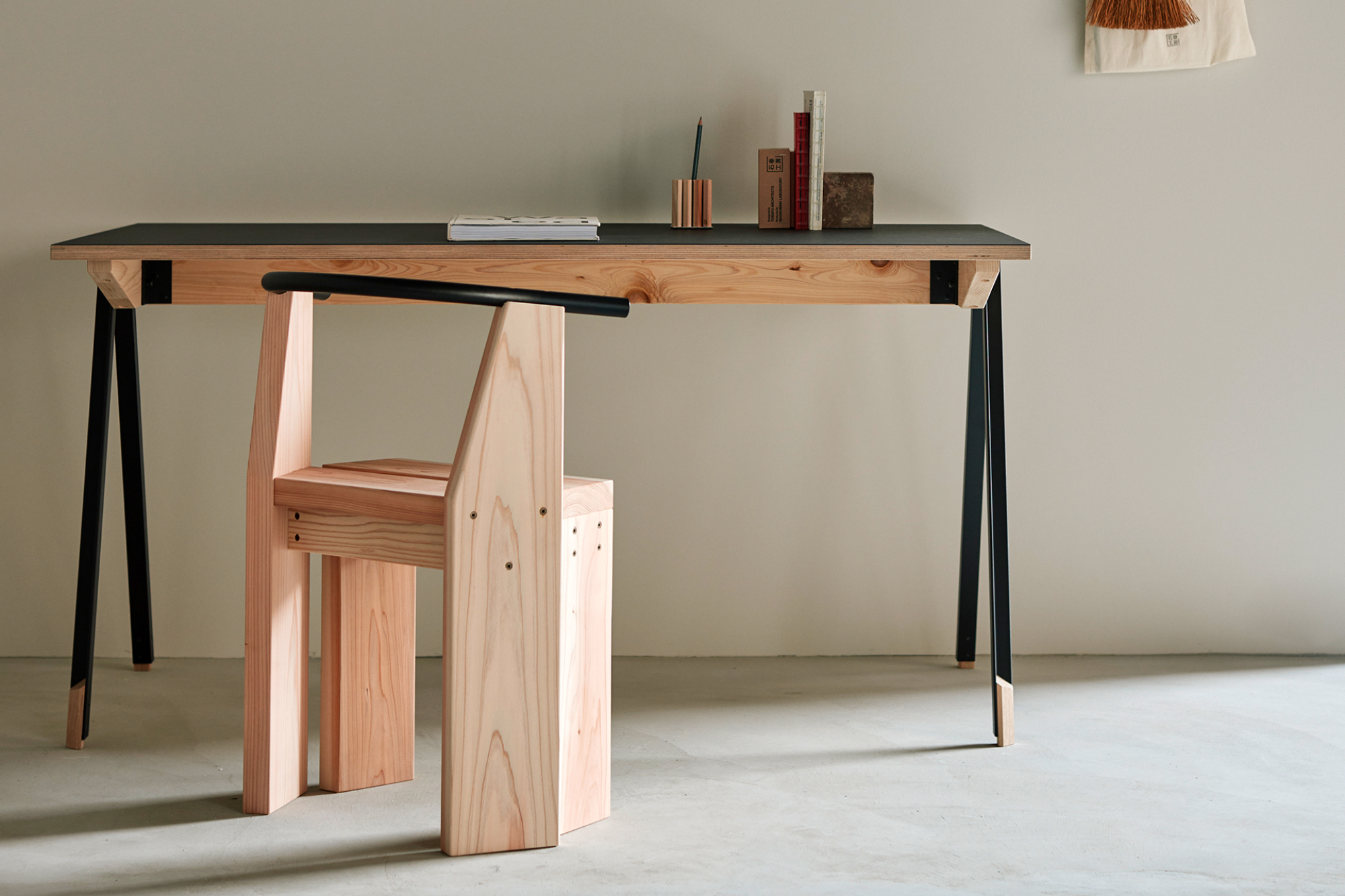 Hiroi Chair by Industrial Facility - Gessato
