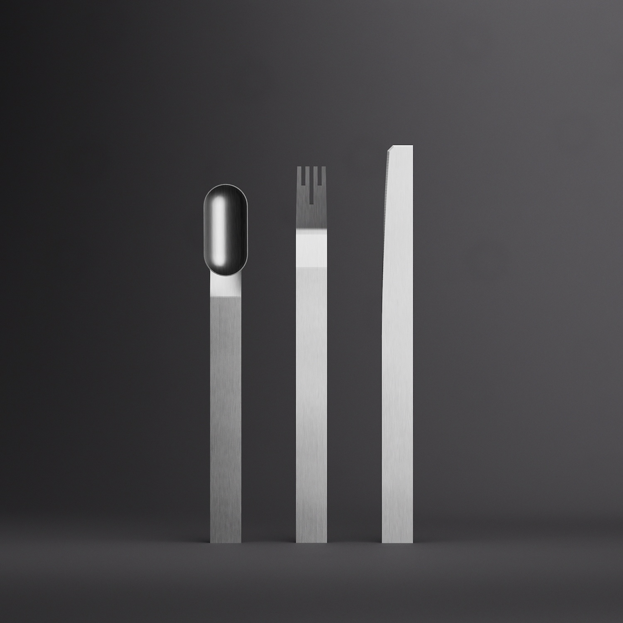 G-code Cutlery by Atelier Andy Carson - Gessato