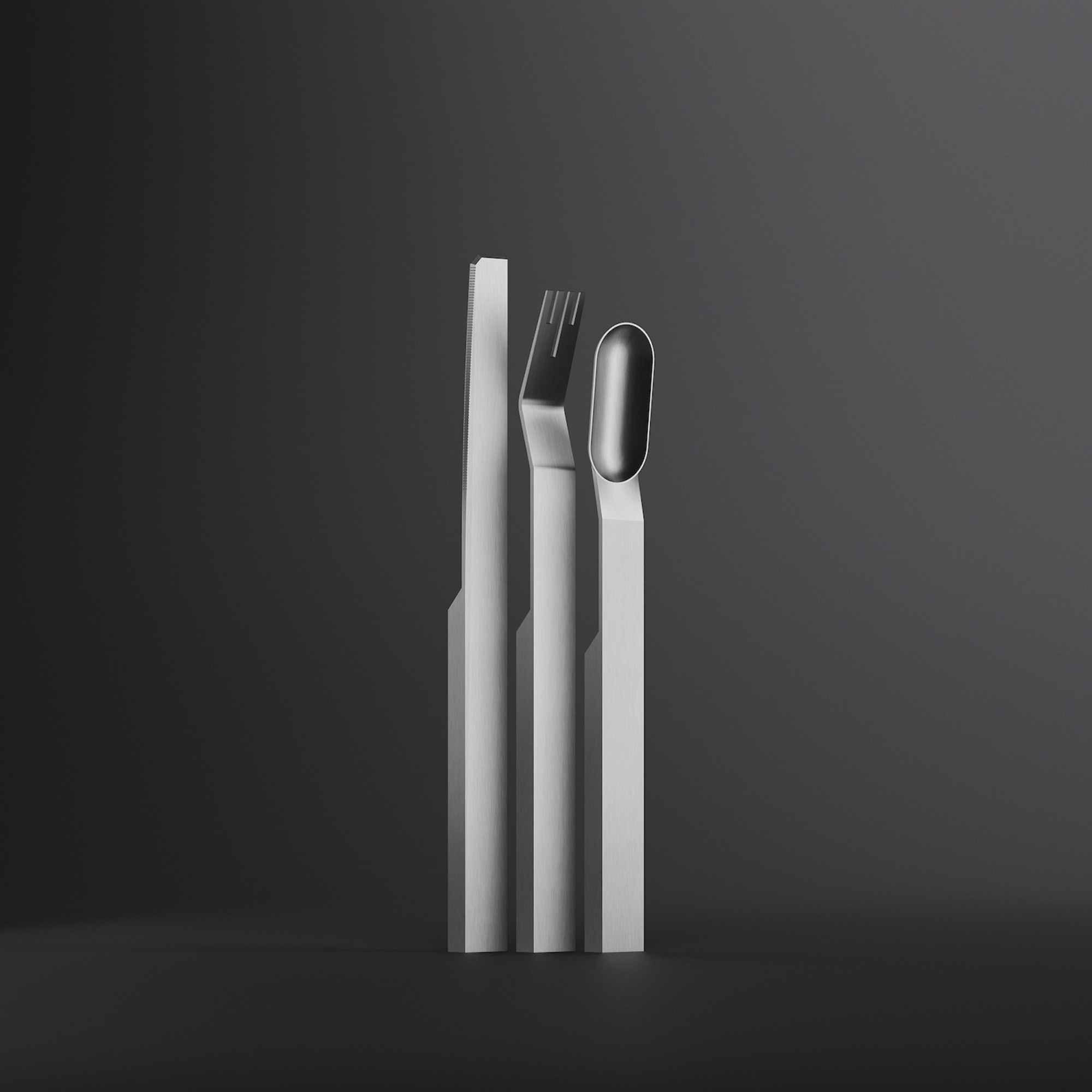 G-code Cutlery by Atelier Andy Carson - Gessato