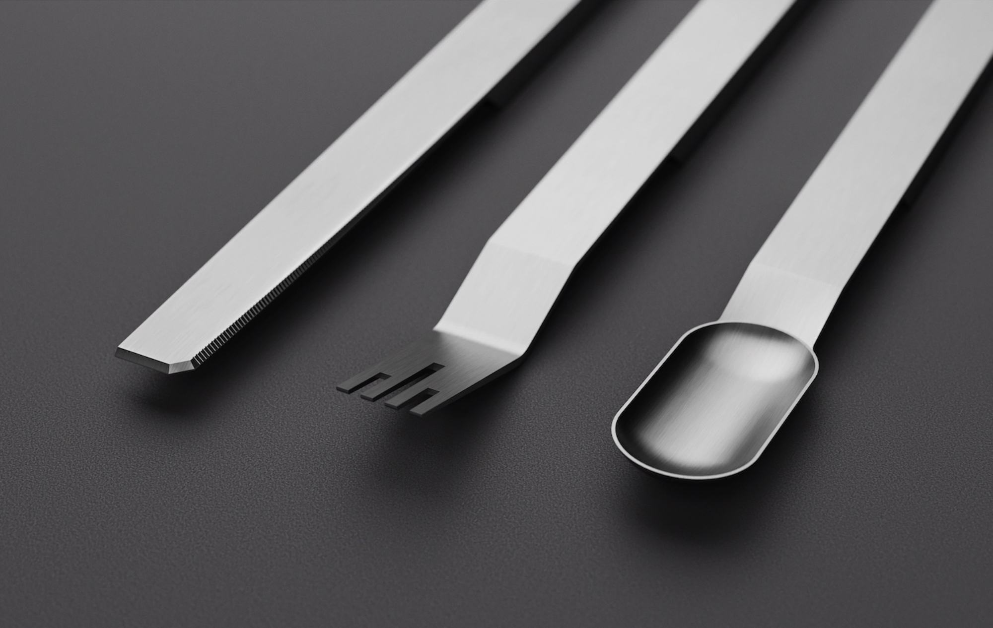 G-code Cutlery by Atelier Andy Carson - Gessato
