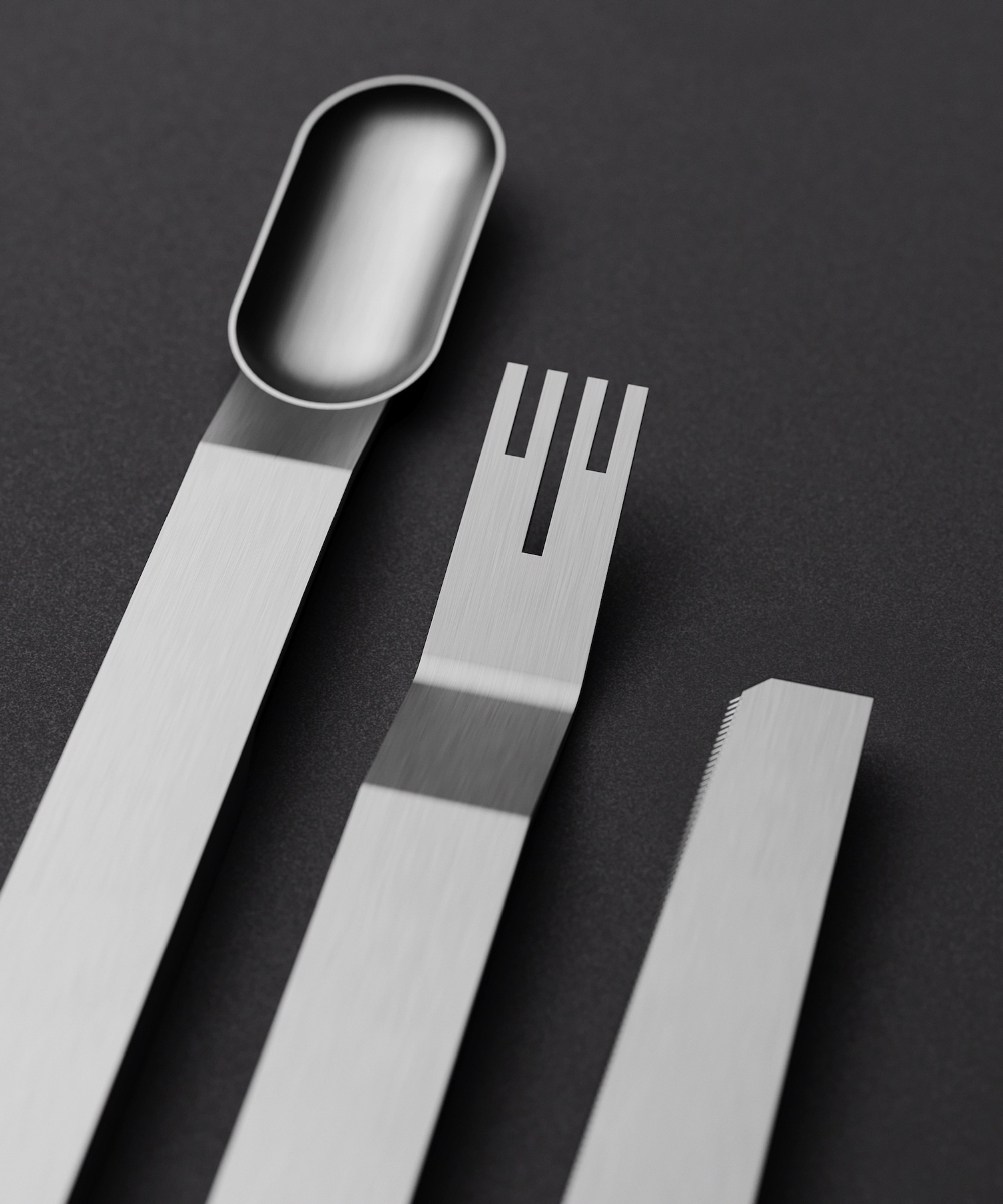 G-code Cutlery by Atelier Andy Carson - Gessato