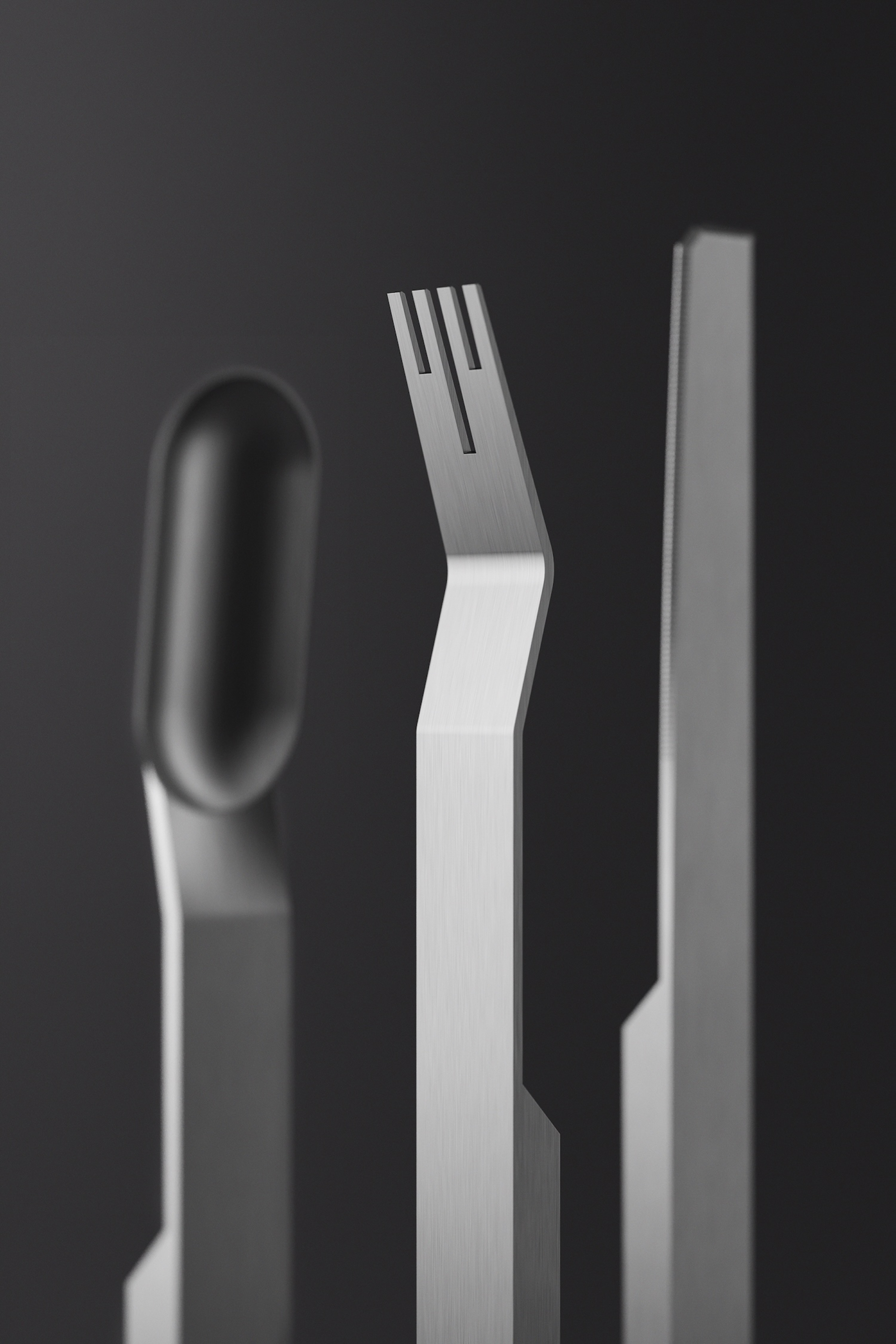G-code Cutlery by Atelier Andy Carson - Gessato