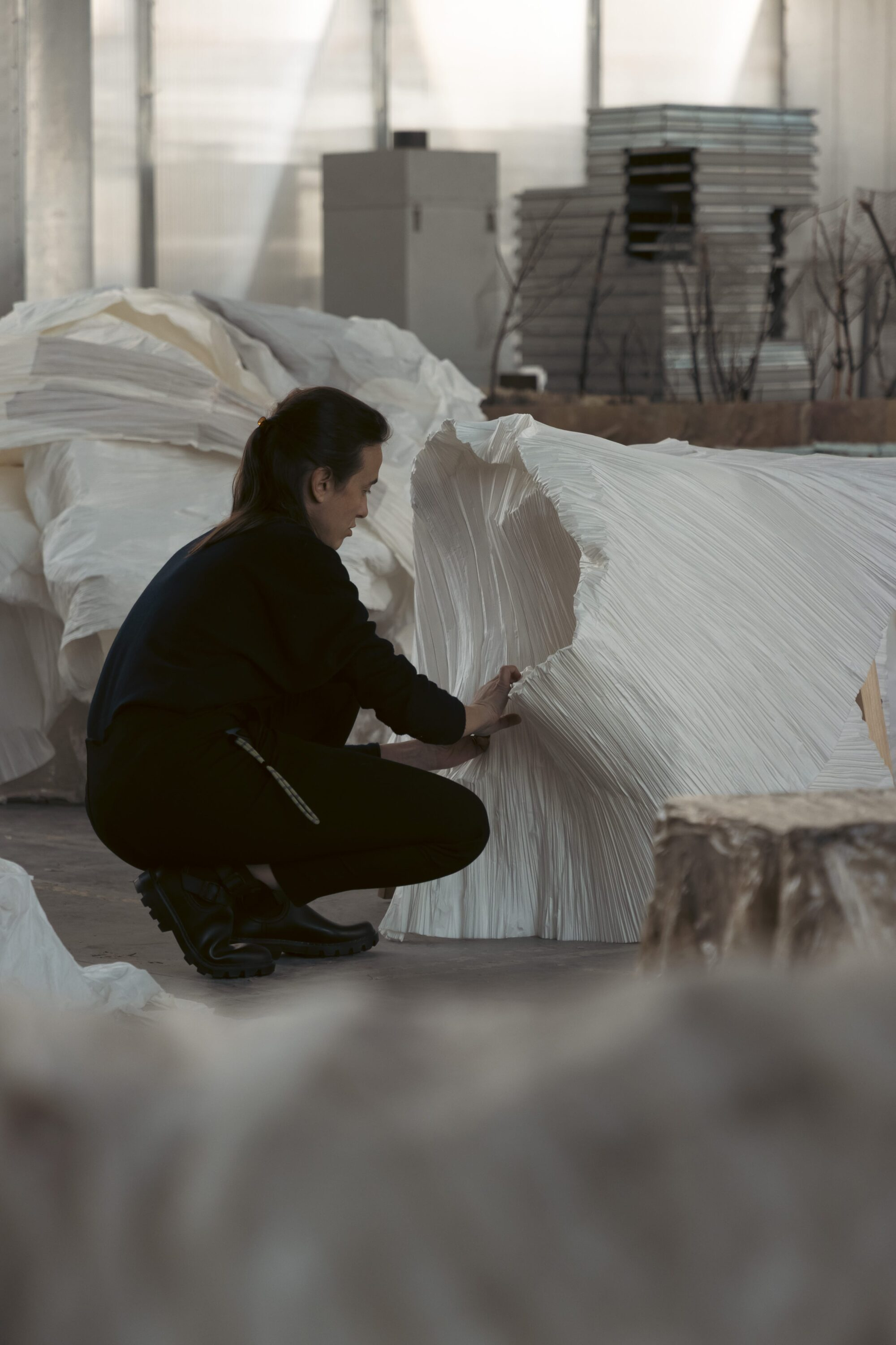 Issey Miyake’s Paper Log - Gessato