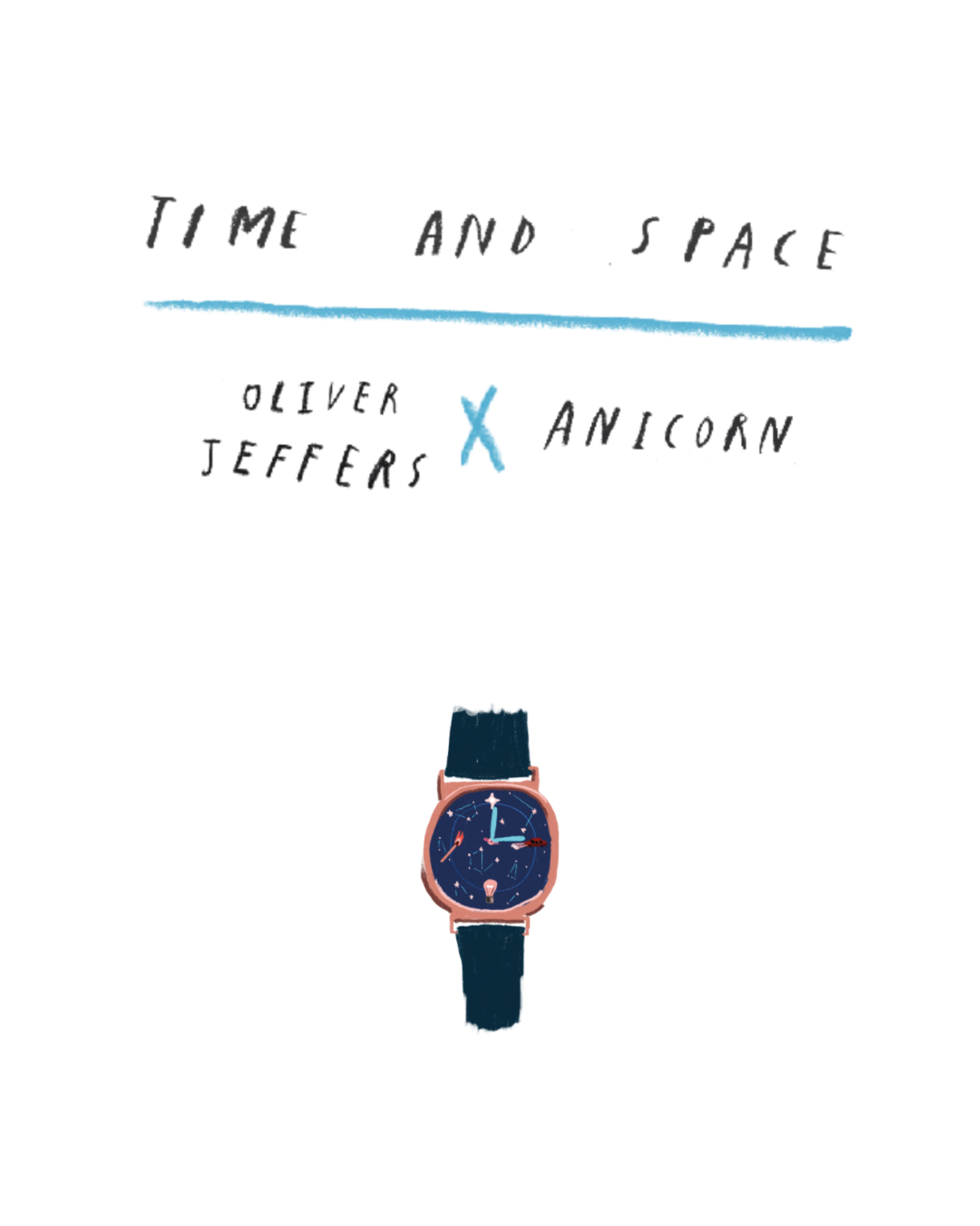 Oliver Jeffers x ANICORN: Time and Space - Gessato