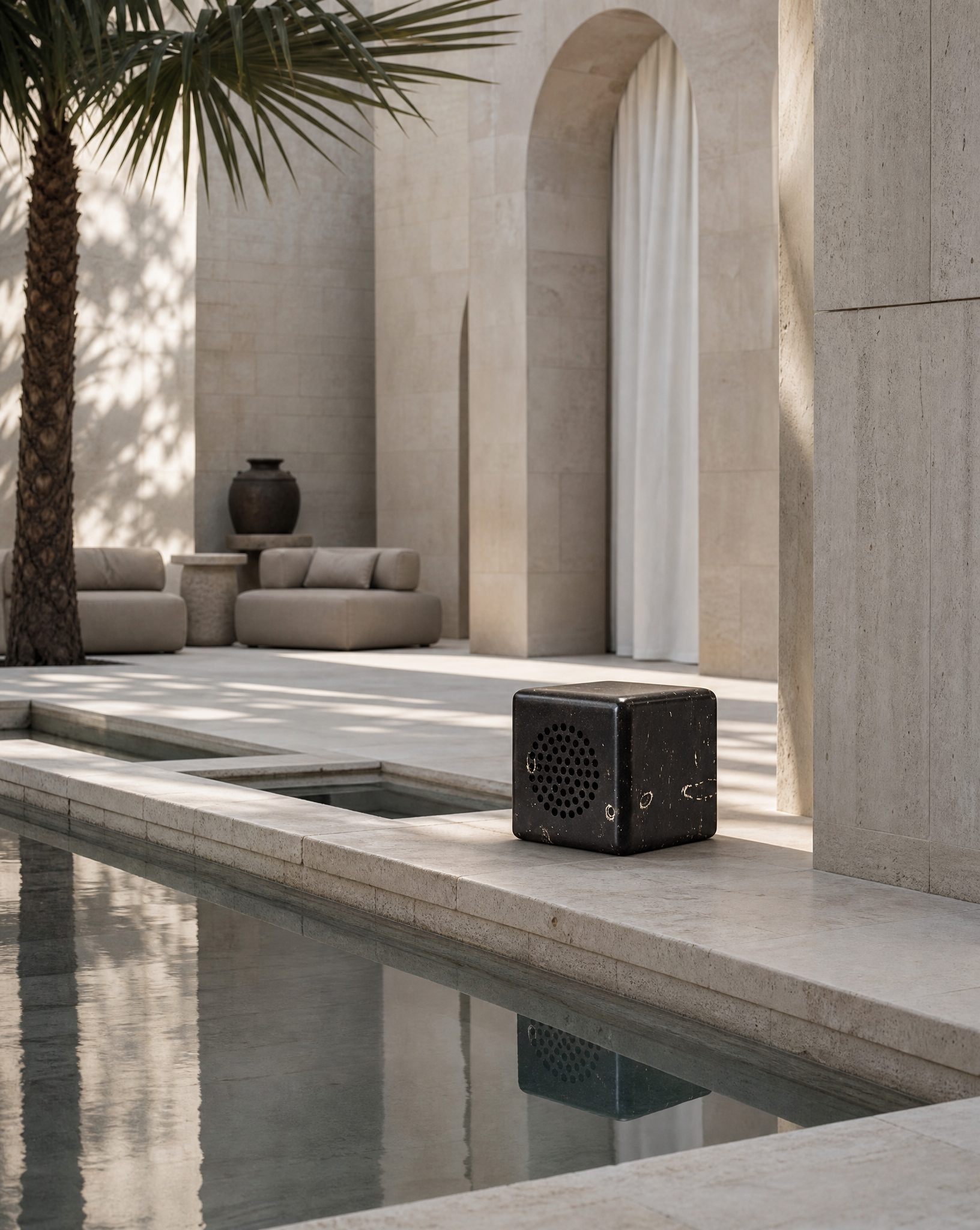 The Cubo Stone Speaker - Gessato The Cubo Stone Speaker - Gessato