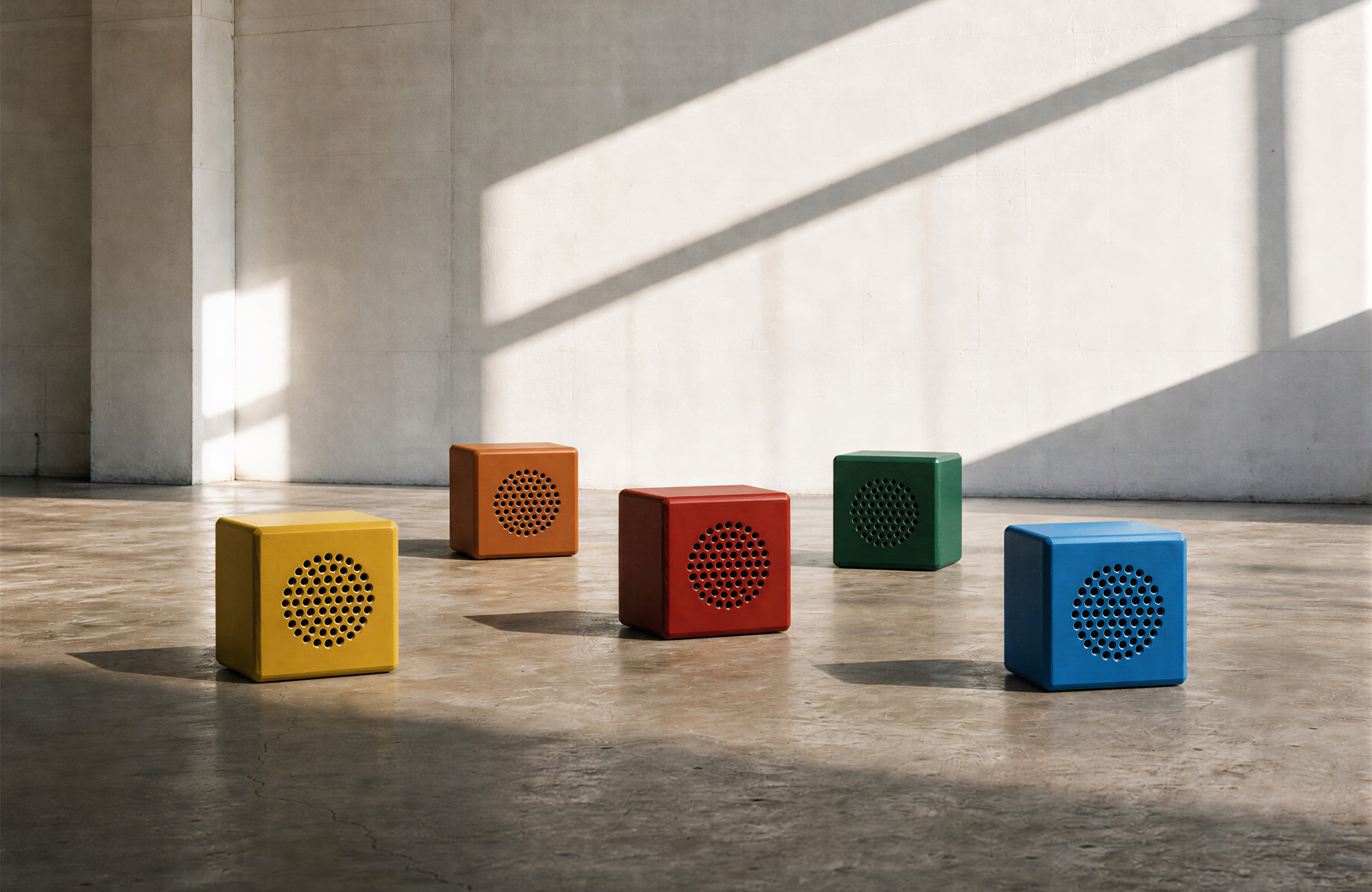 The Cubo Stone Speaker - Gessato